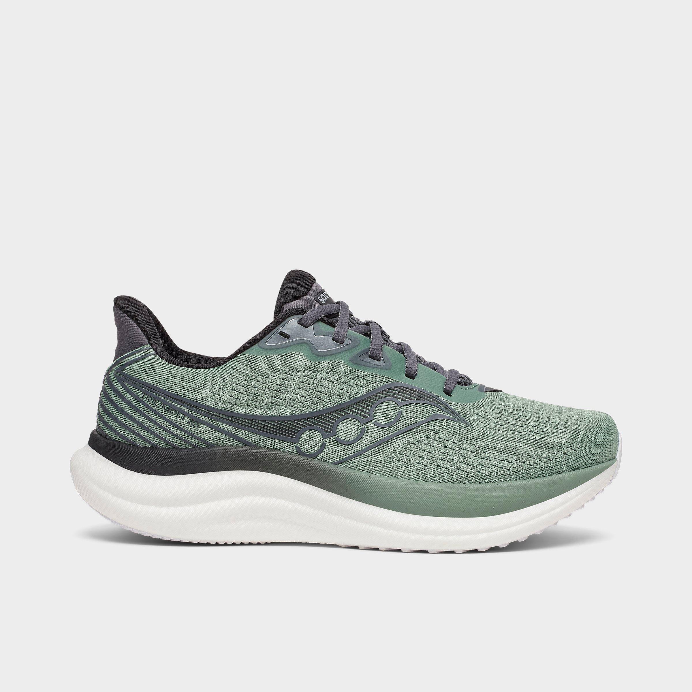 Saucony Men's Triumph 23 Running Shoes in Iceburg/Carbon Size: 7.0