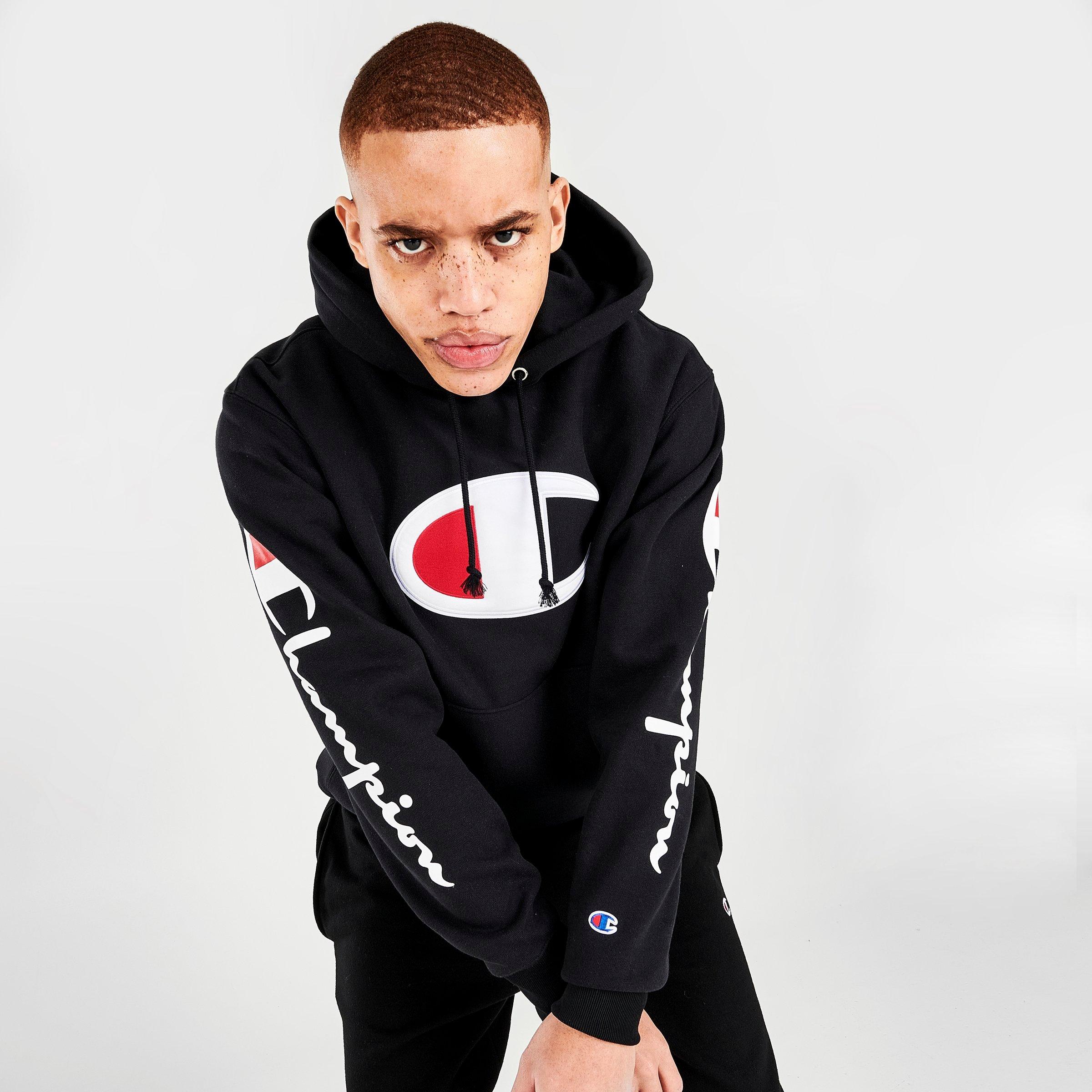 Champion sweatshirt with big c logo sale