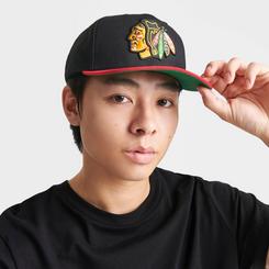 Mitchell & Ness Chicago Blackhawks Pop Panel Snapback Hat | HHSS5371-CBHYYPPPOFWH