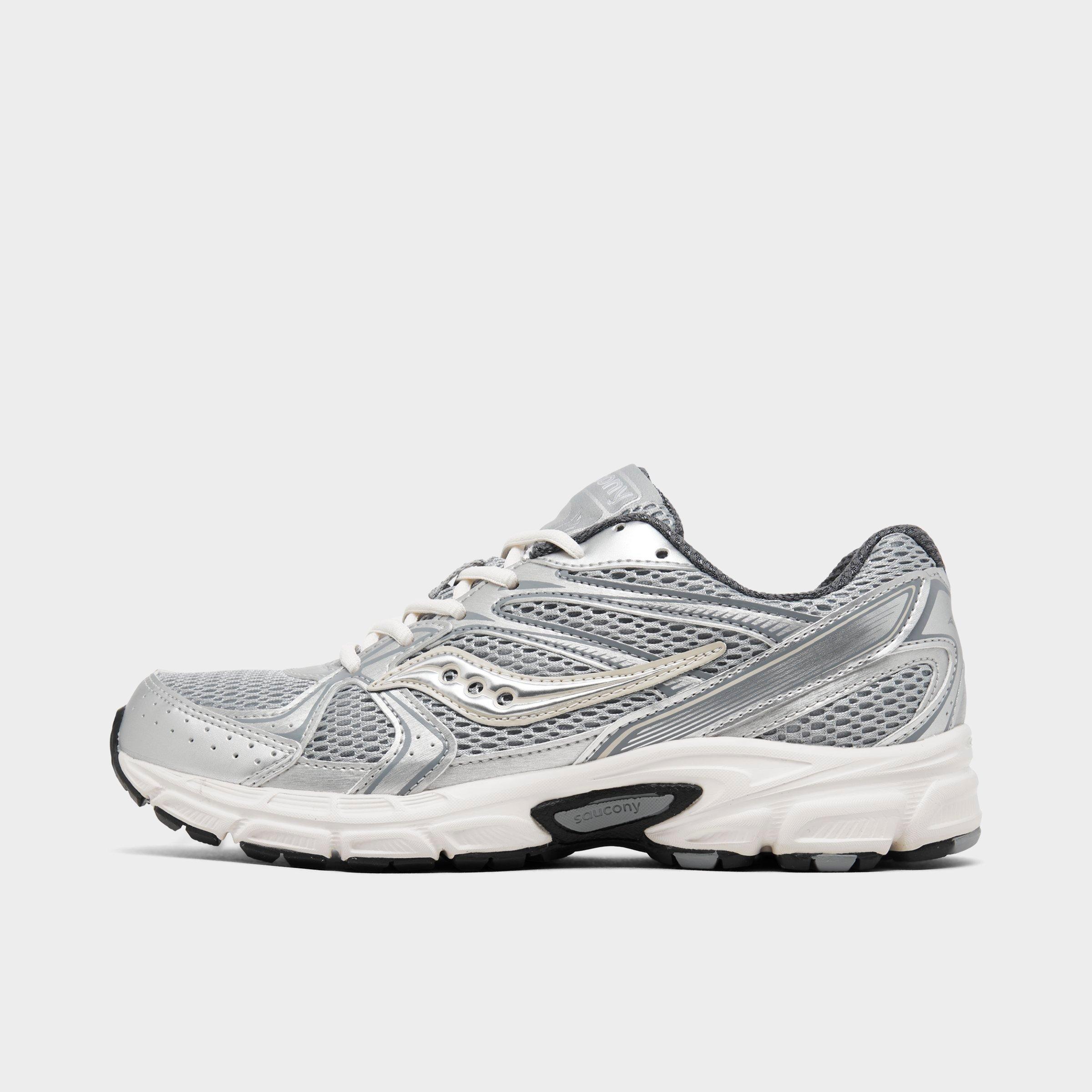 Saucony Women's Ride Millennium Casual Shoes in Metallic/Silver Size 5