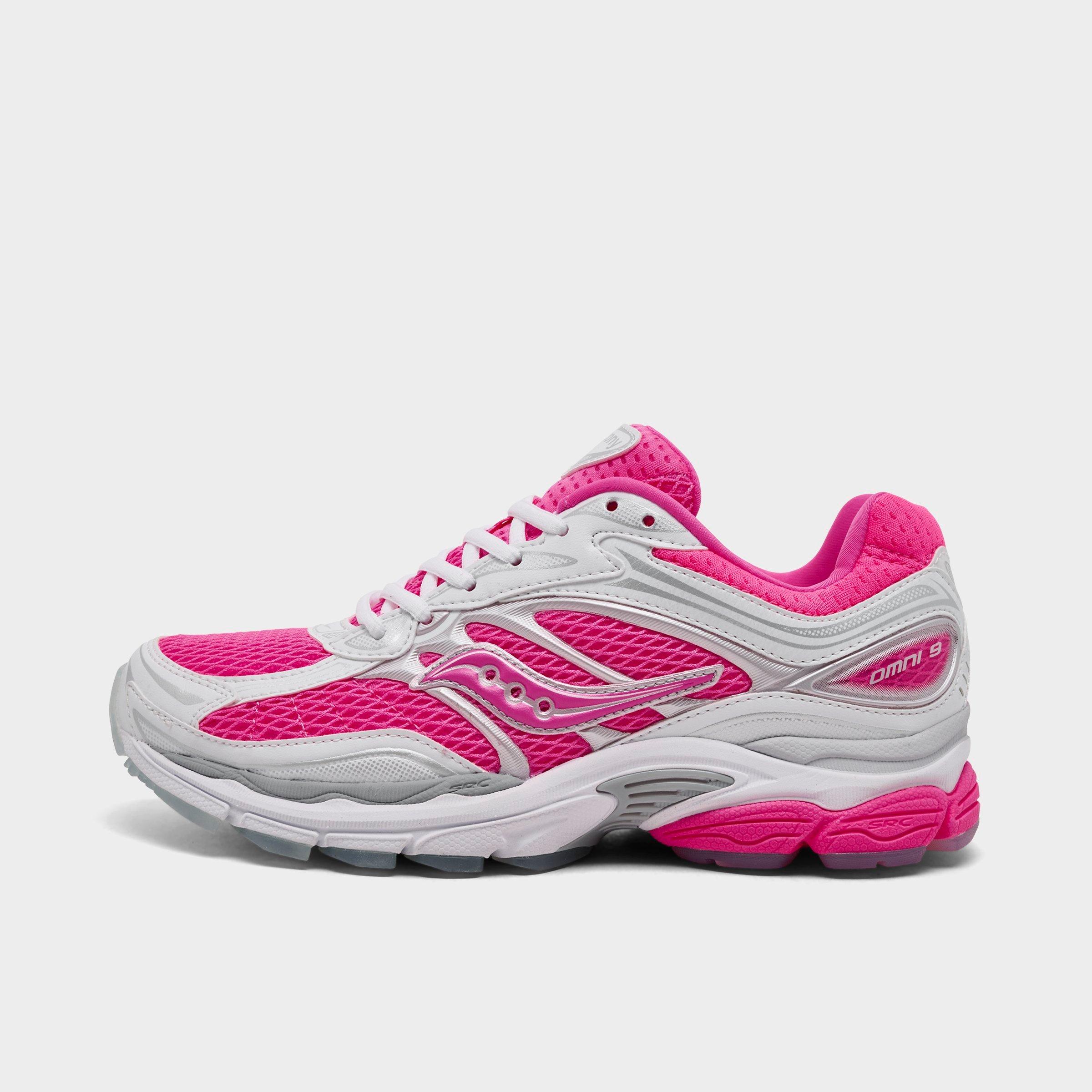 Saucony Women's ProGrid Omni 9 Casual Shoes in Pink Size: 5.0