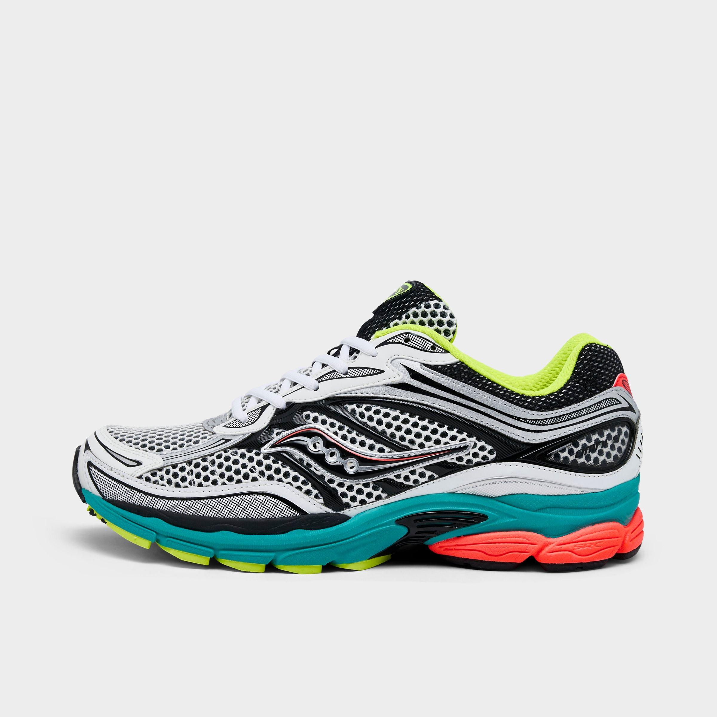Saucony Men's ProGrid Omni 9 Casual Shoes in Silver/Mutant Size: 7.5