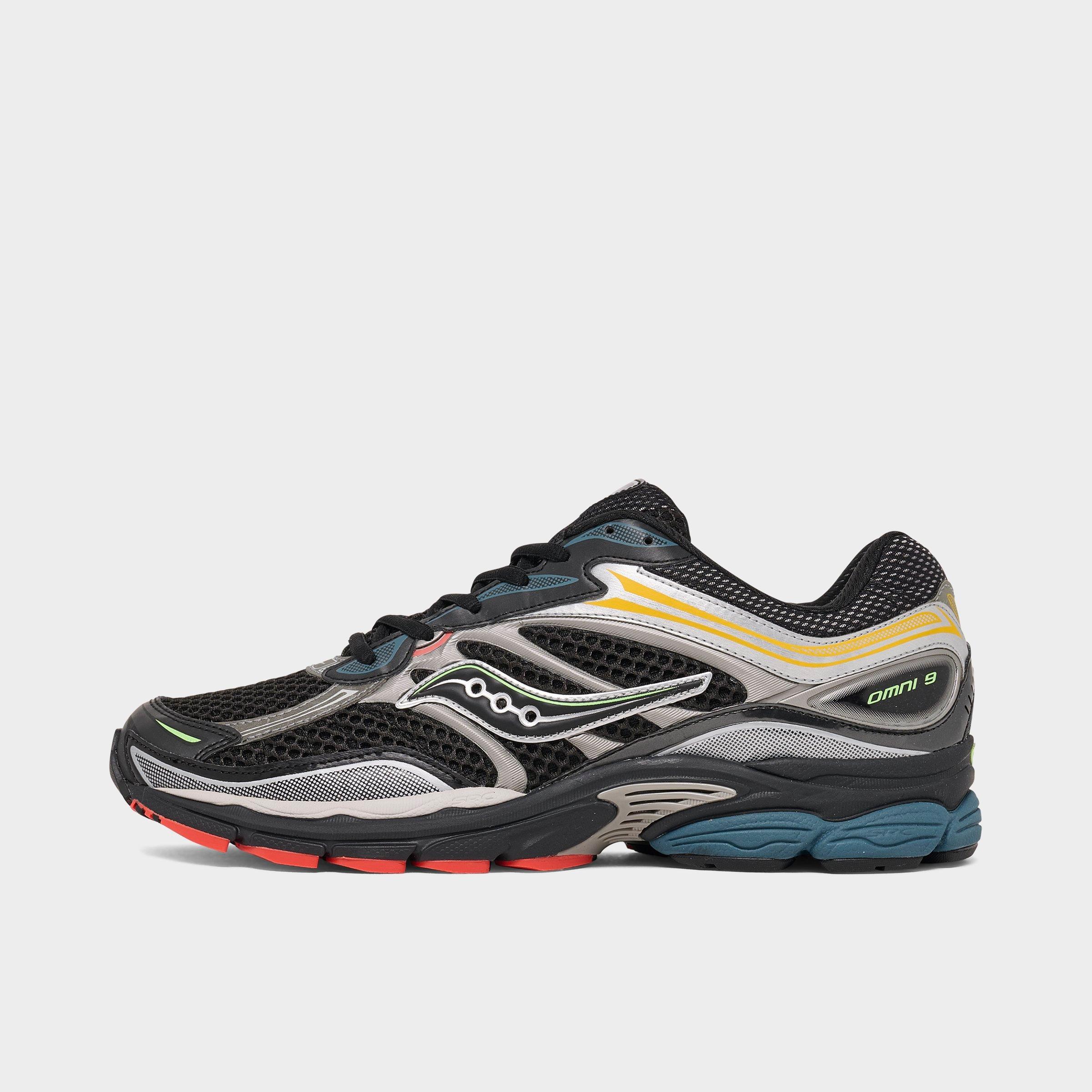 Saucony Men's ProGrid Omni 9 Casual Shoes in Black/Multi Size: 7.5