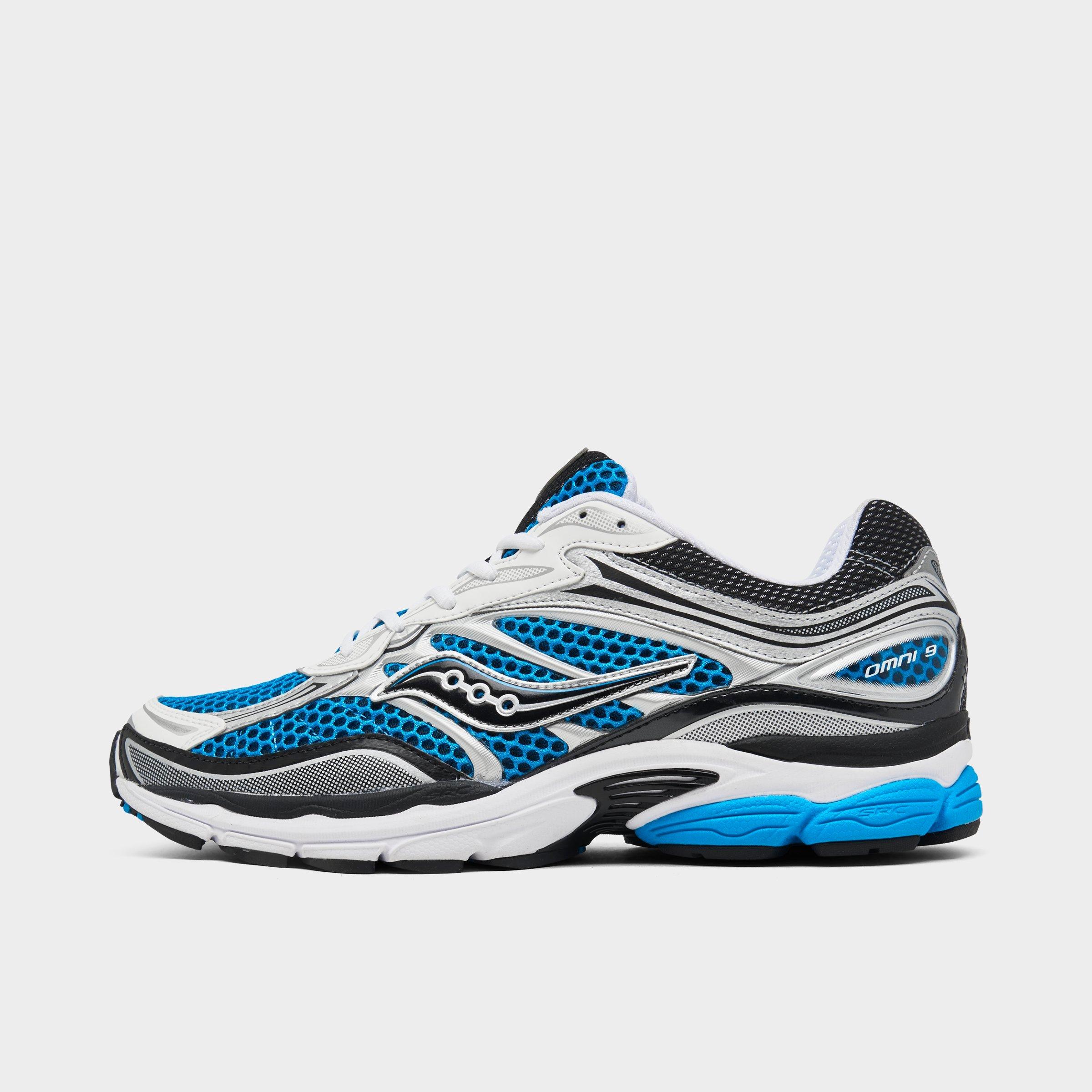 Saucony Men's ProGrid Omni 9 Casual Shoes in Royal/Silver Size: 7.5