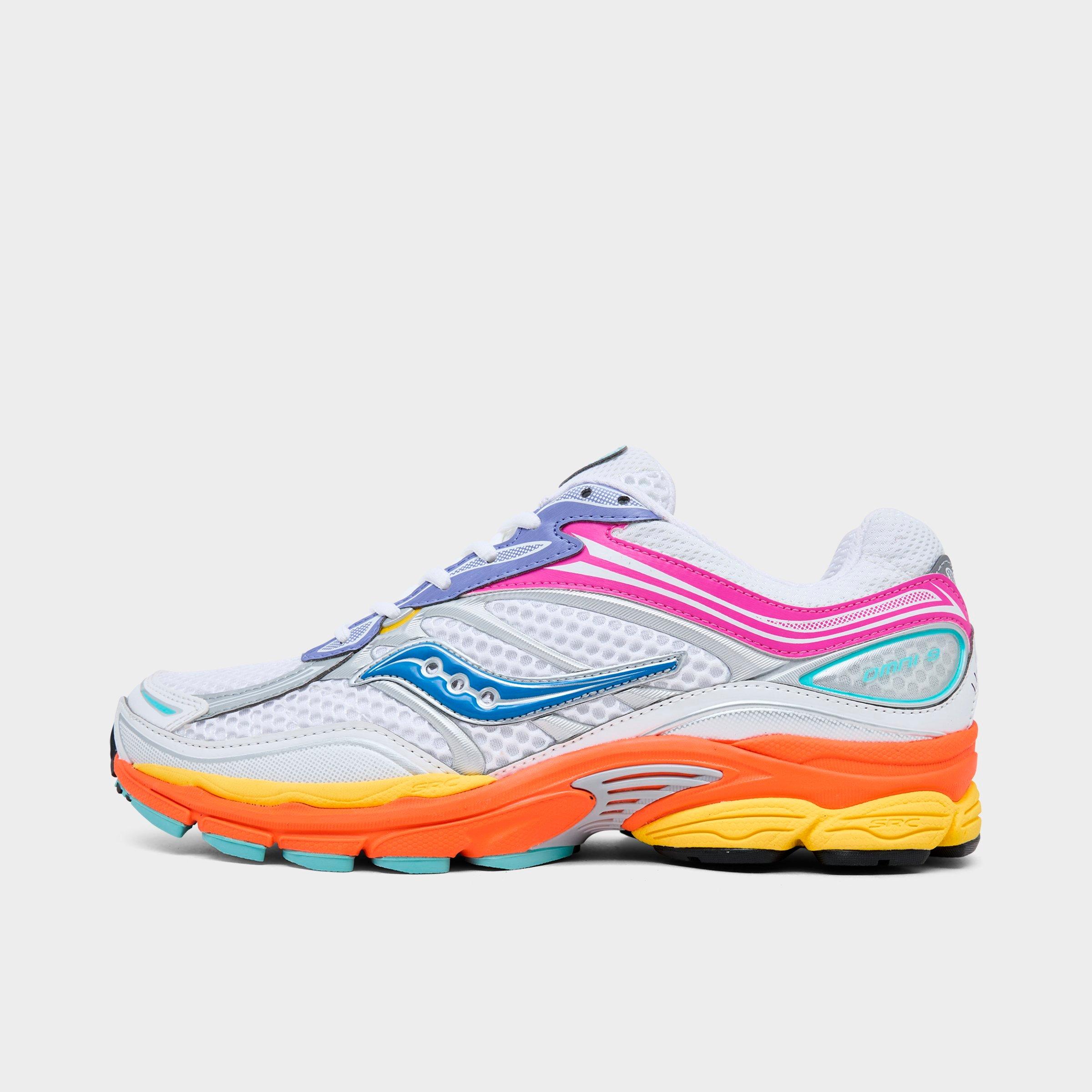 Saucony Men's ProGrid Omni 9 Casual Shoes in White/Multi Size: 13.0