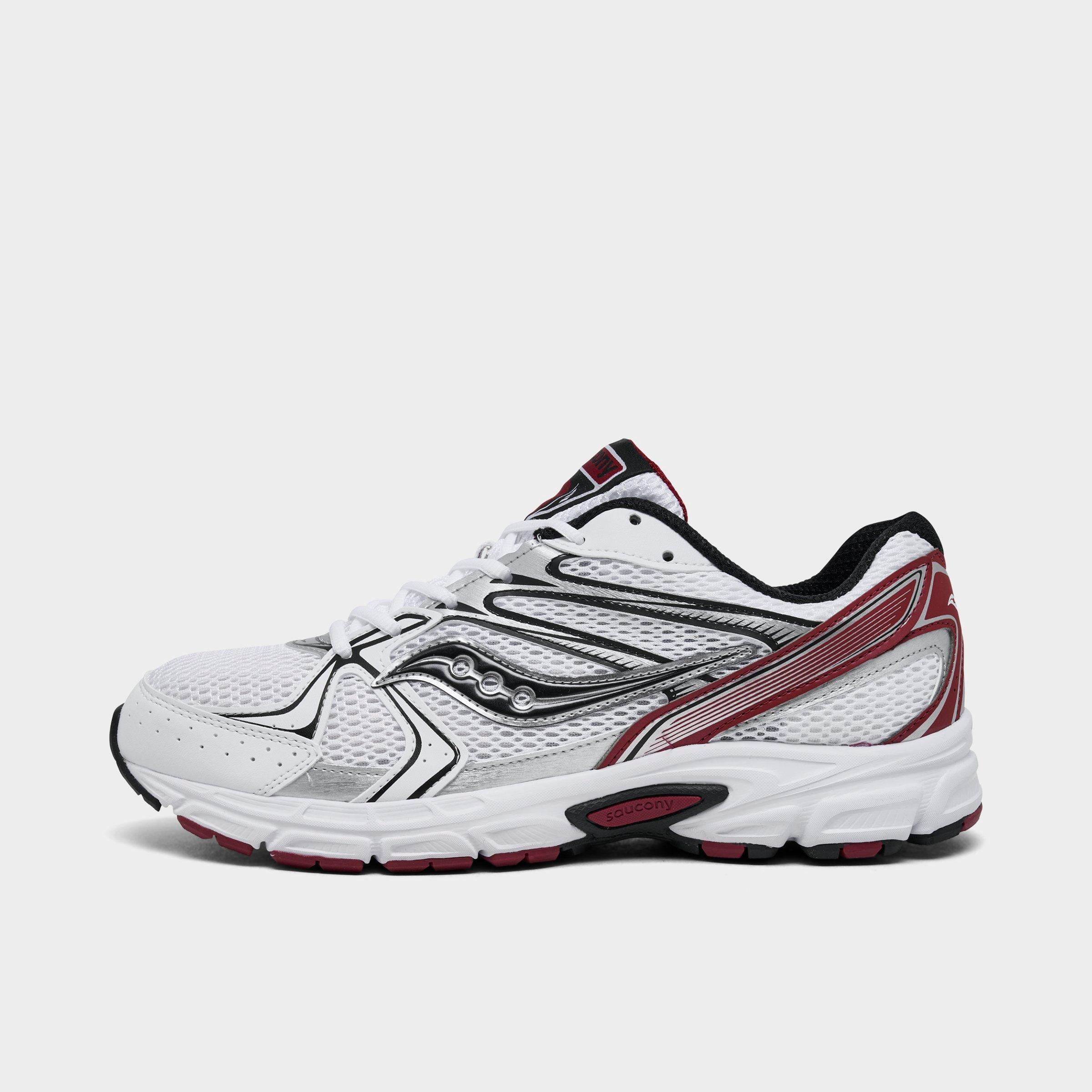Saucony Men's Ride Millennium Casual Shoes in White/Red Size: 7.0