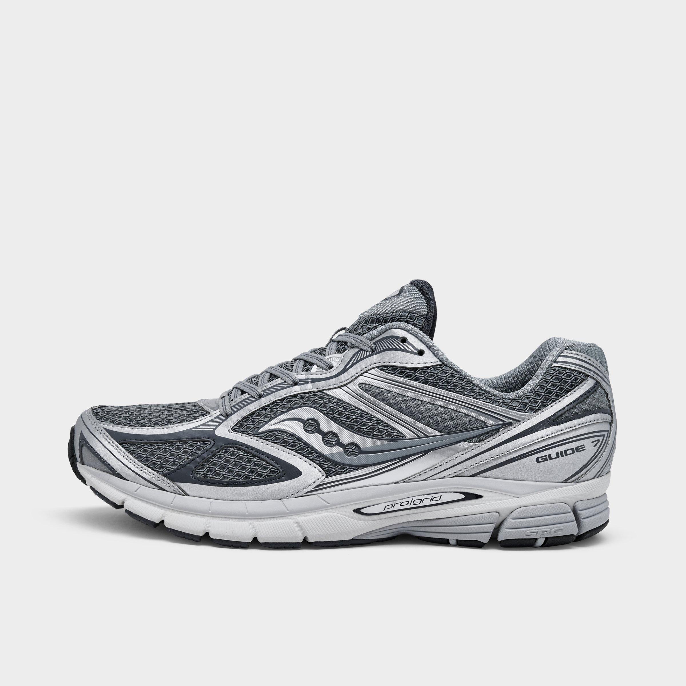 Saucony Men's ProGrid Guide 7 Casual Shoes in Grey/Silver Size: 7.5