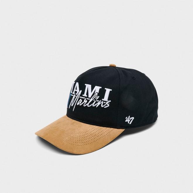 '47 Miami Marlins MLB Scribe Line Hitch Snapback Hat