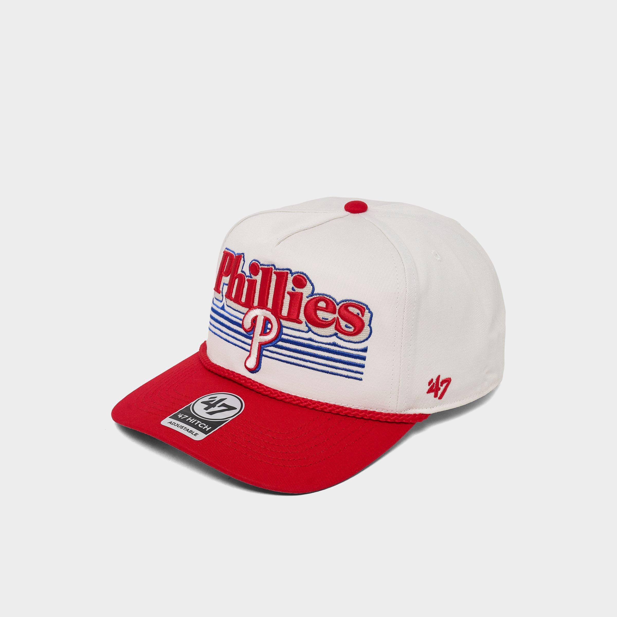47 Brand '47 Philadelphia Phillies MLB HITCH Snapback Hat in White/Red
