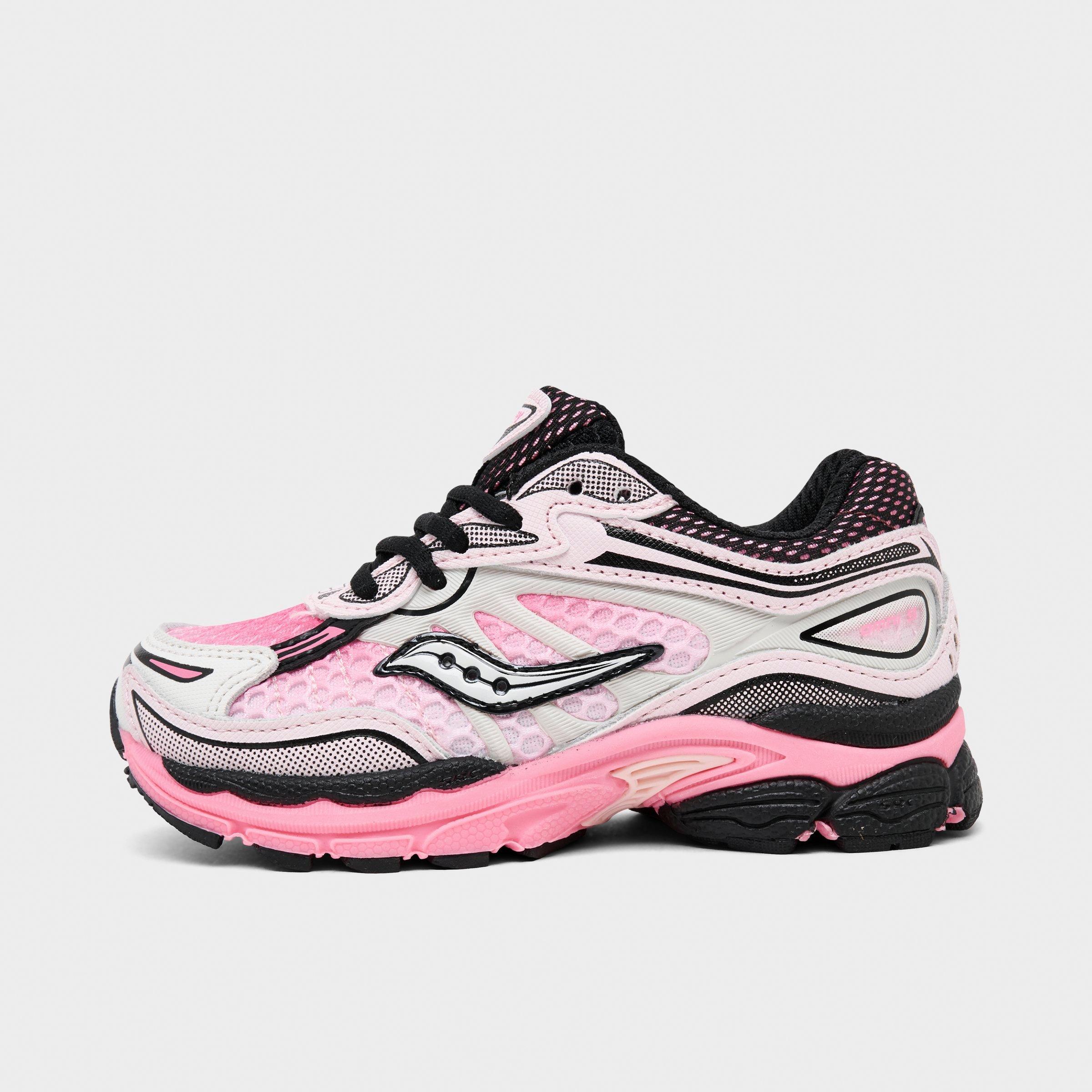 Saucony Kids Toddler Omni 9 KDZ Casual Shoes in Black/Salmon Size: 5.0