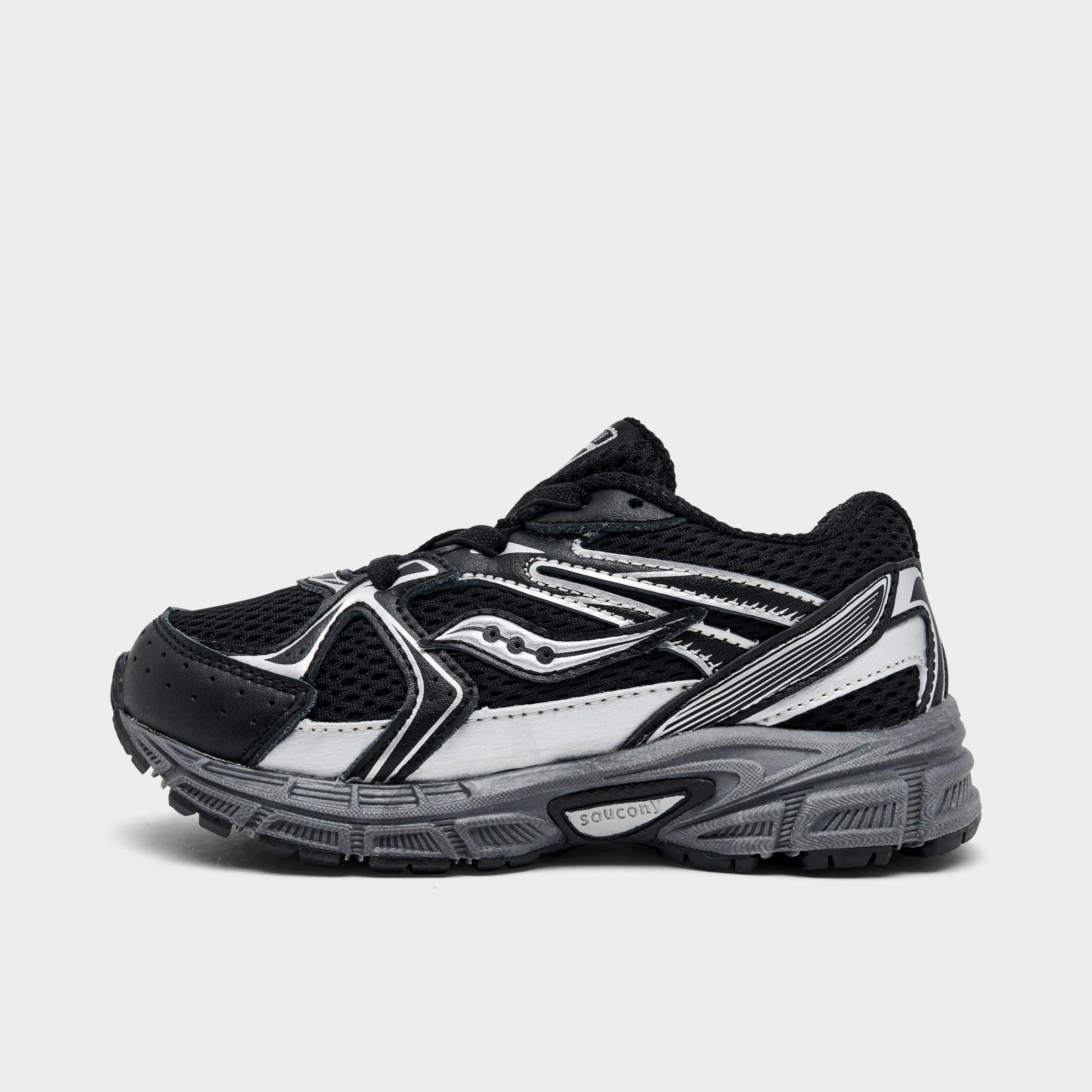 Saucony Kids Toddler Ride Millennium Casual Shoes in Black/Metallic Size: 4.0