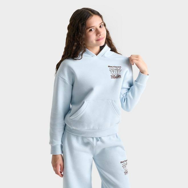 Girls' Big Kids' Sonneti London Hot Cocoa Graphic Pullover Hoodie