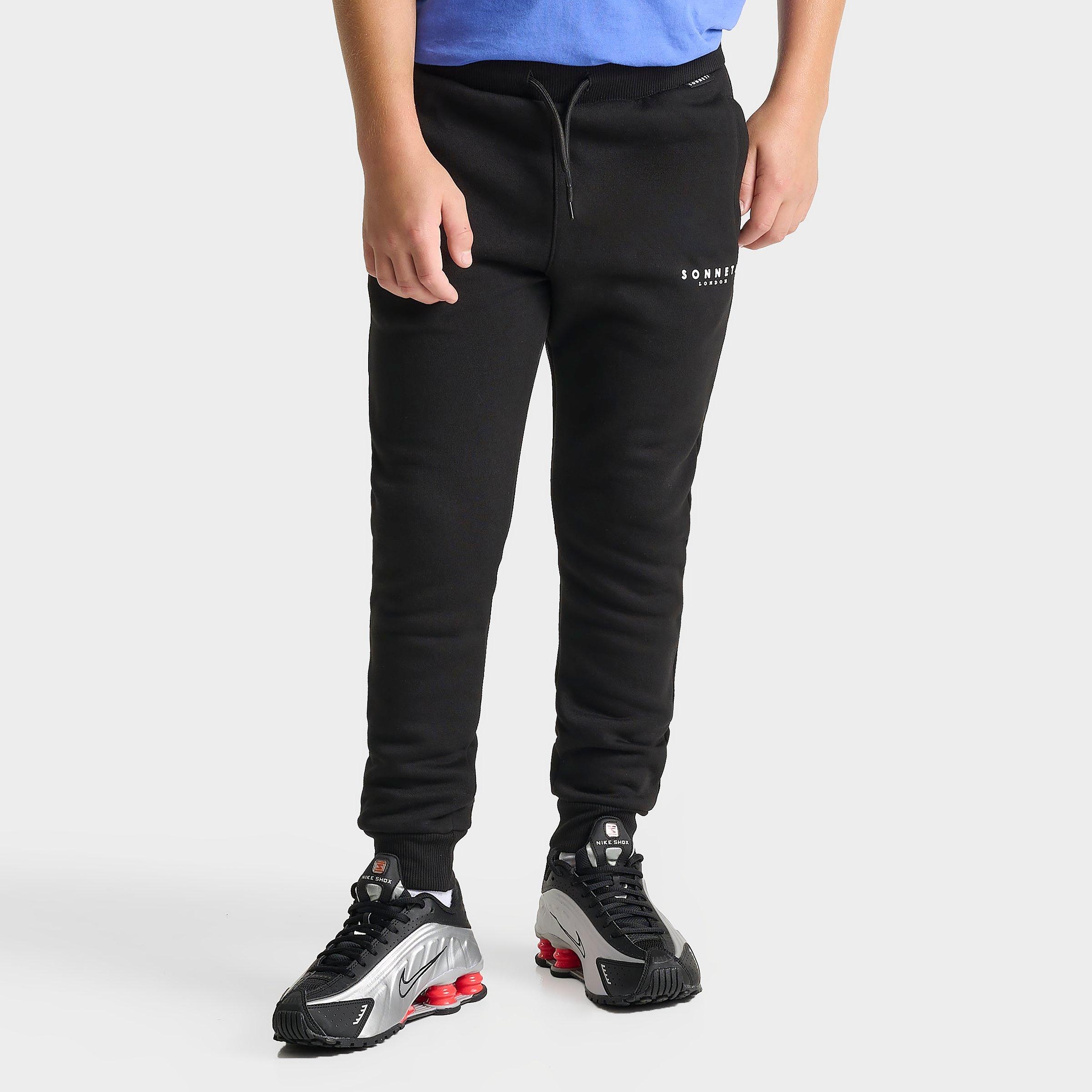 Sonneti Big Kids London Essential Jogger Pants in Black Size: Small