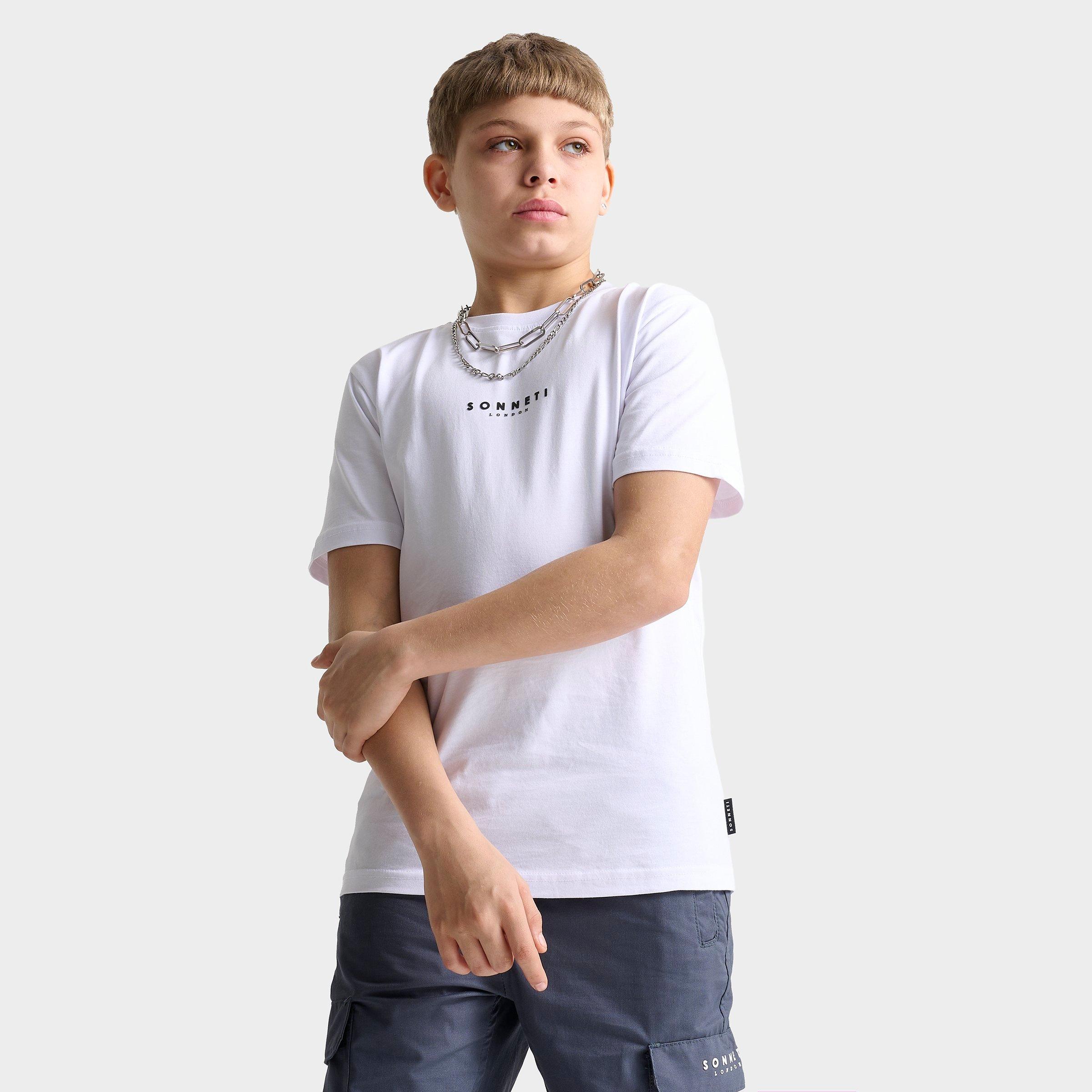 Sonneti Big Kids Core London T-Shirt in White Size: Small