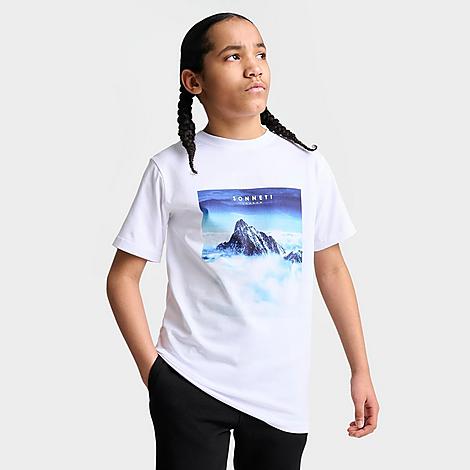 Shop Sonneti Boys' Mountain Photo T-shirt In White