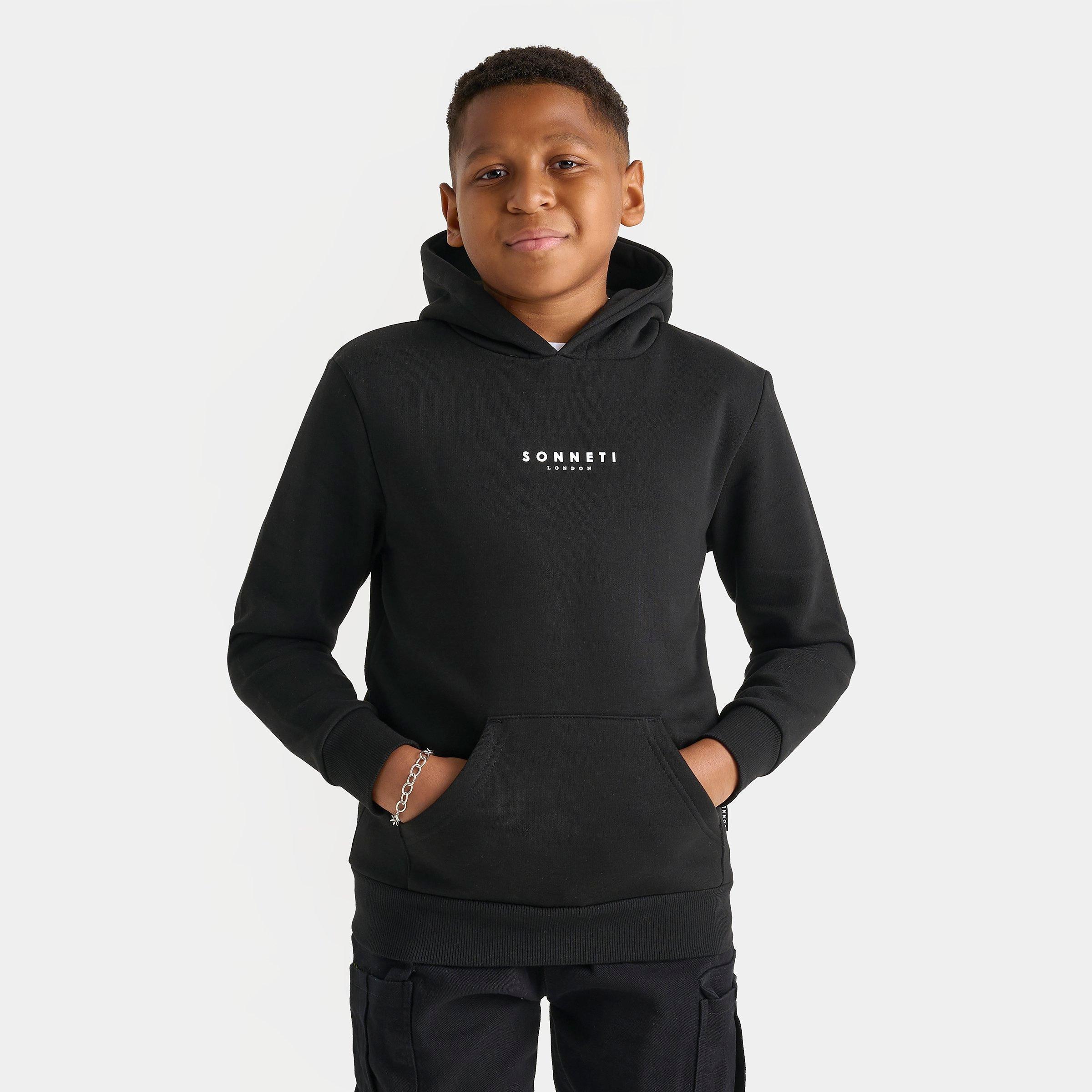 Shop Sonneti Kids' London Pullover Hoodie In Black