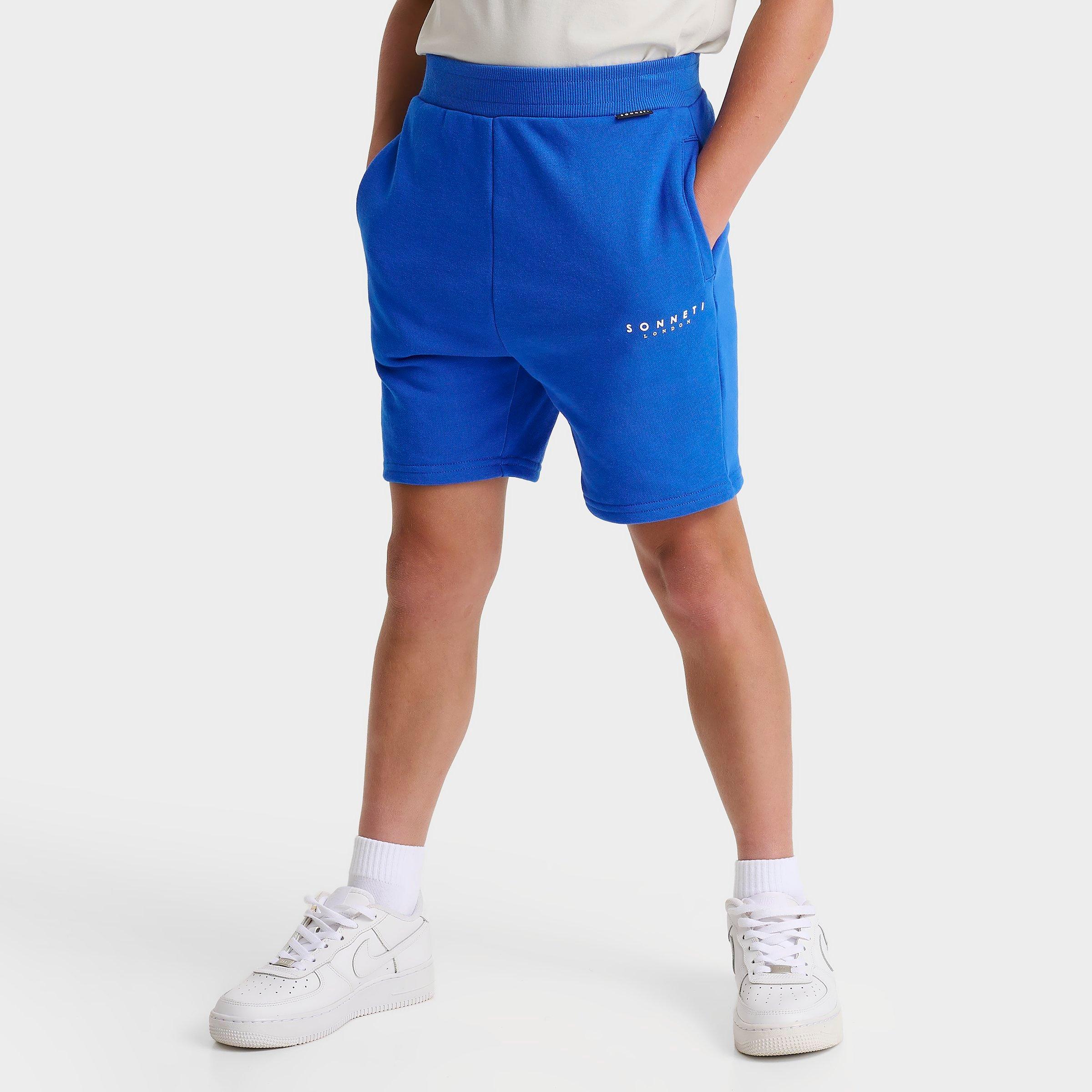 Sonneti Big Kids London French Terry Shorts in Princess Blue Size: Small