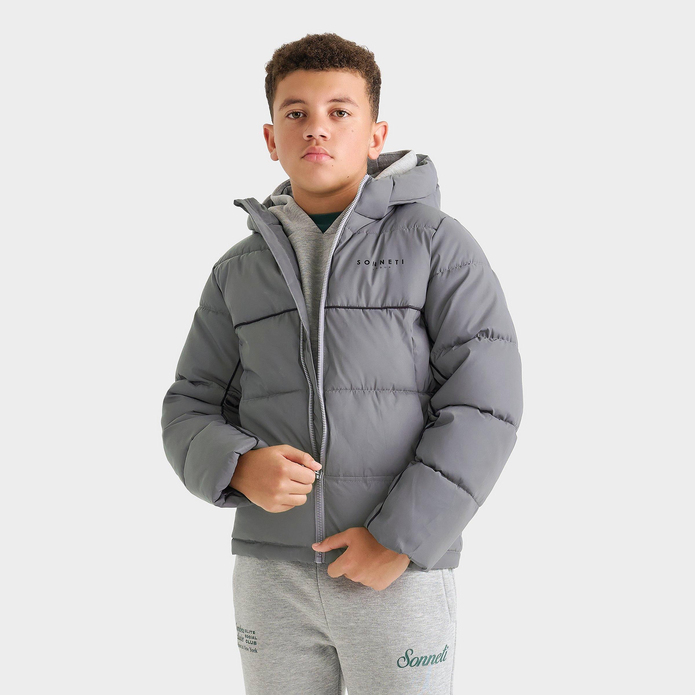 Sonneti Big Kids London Knox Puffer Jacket In Gray