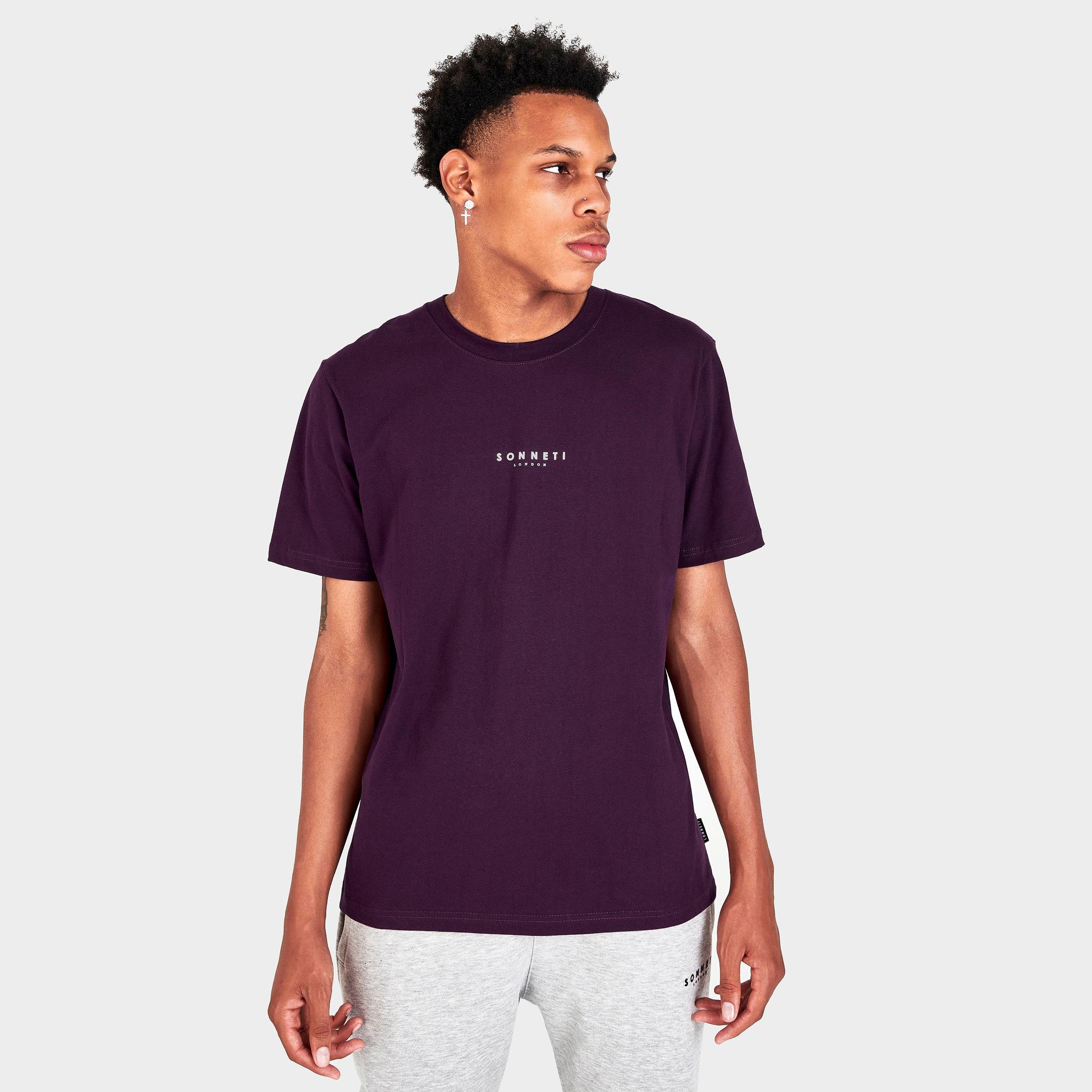 Sonneti London T-shirt In Maroon