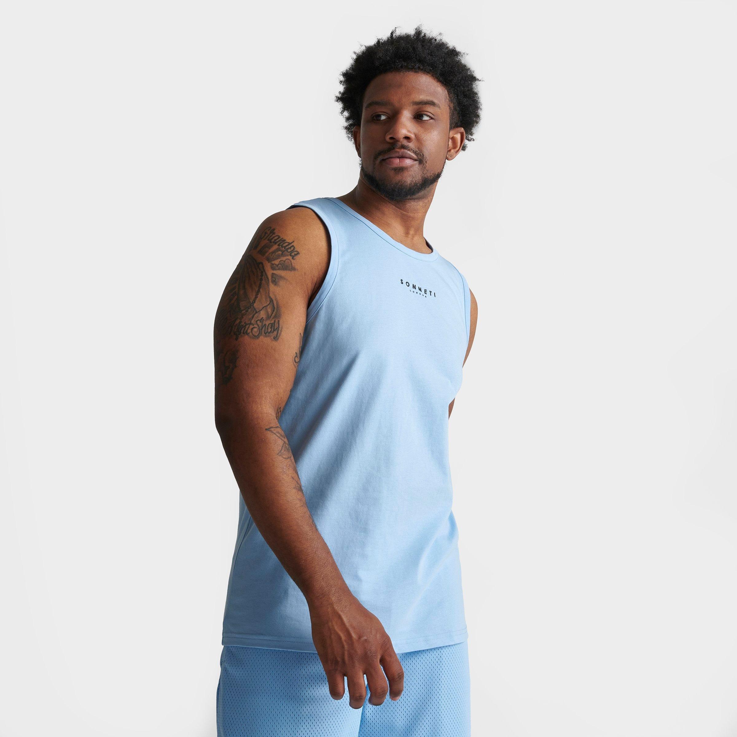 Supply And Demand Sonneti Men's Blast Tank Top In Light Blue