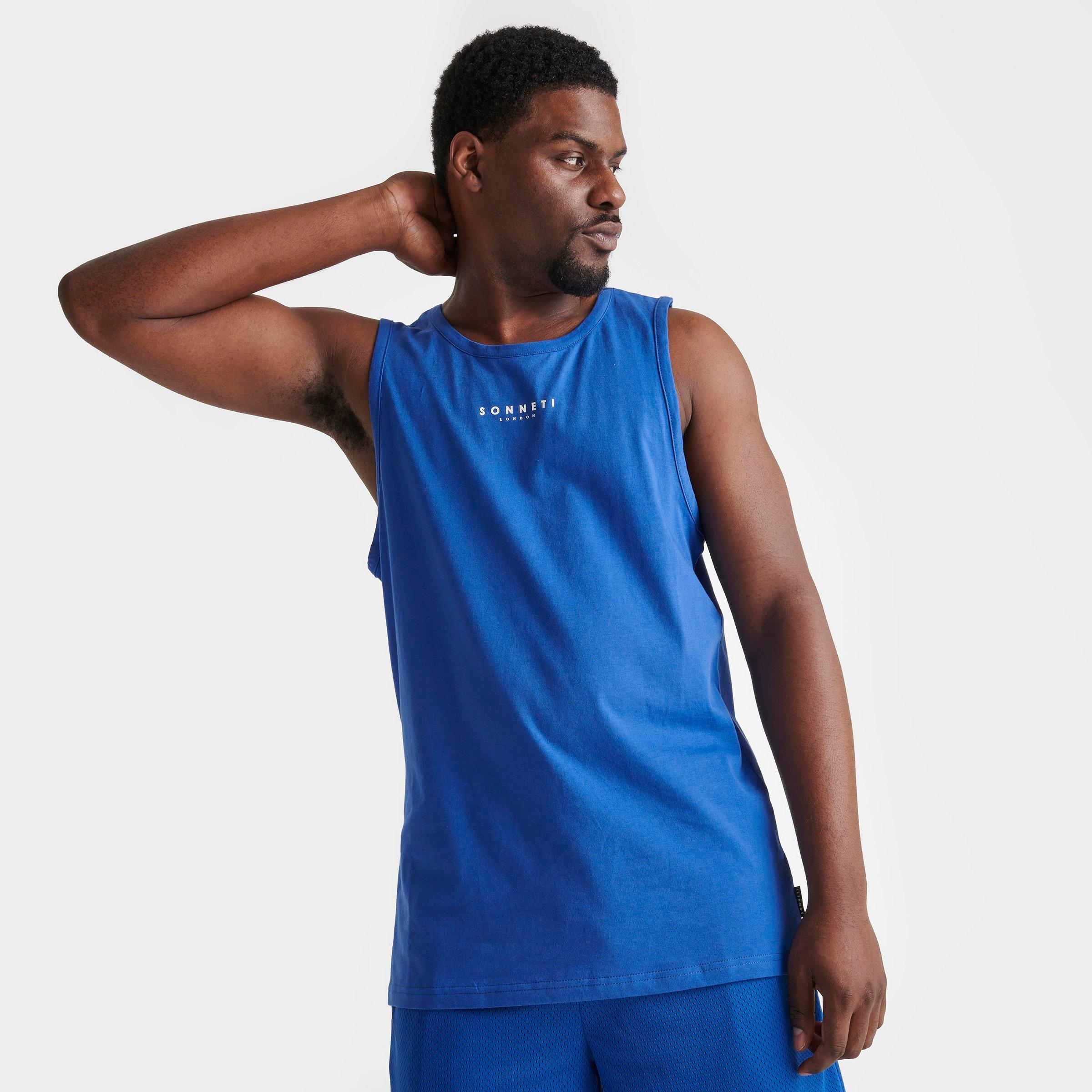 Supply And Demand Sonneti Men's Blast Tank Top In Dark Blue
