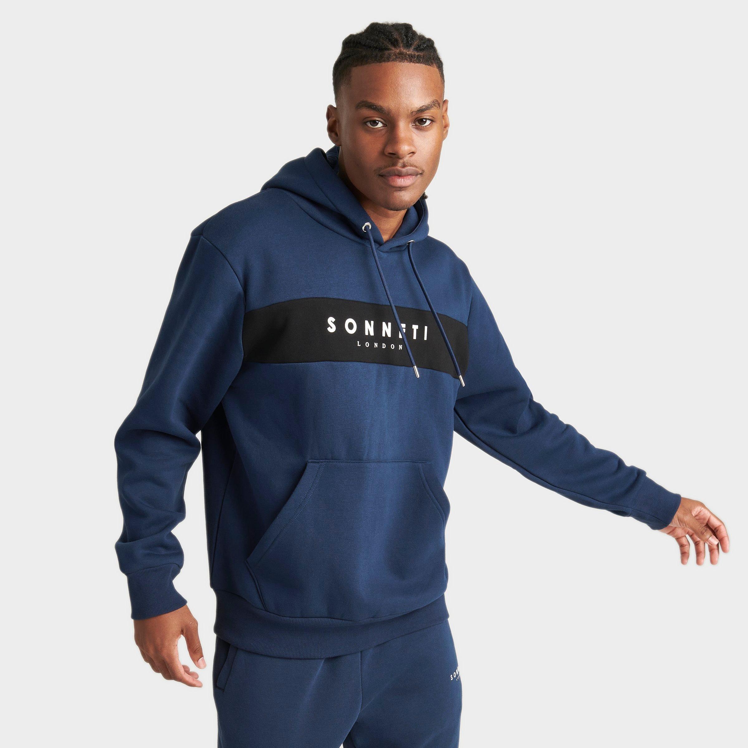Sonneti Men's London Kyer Pullover Hoodie In Navy/black ModeSens