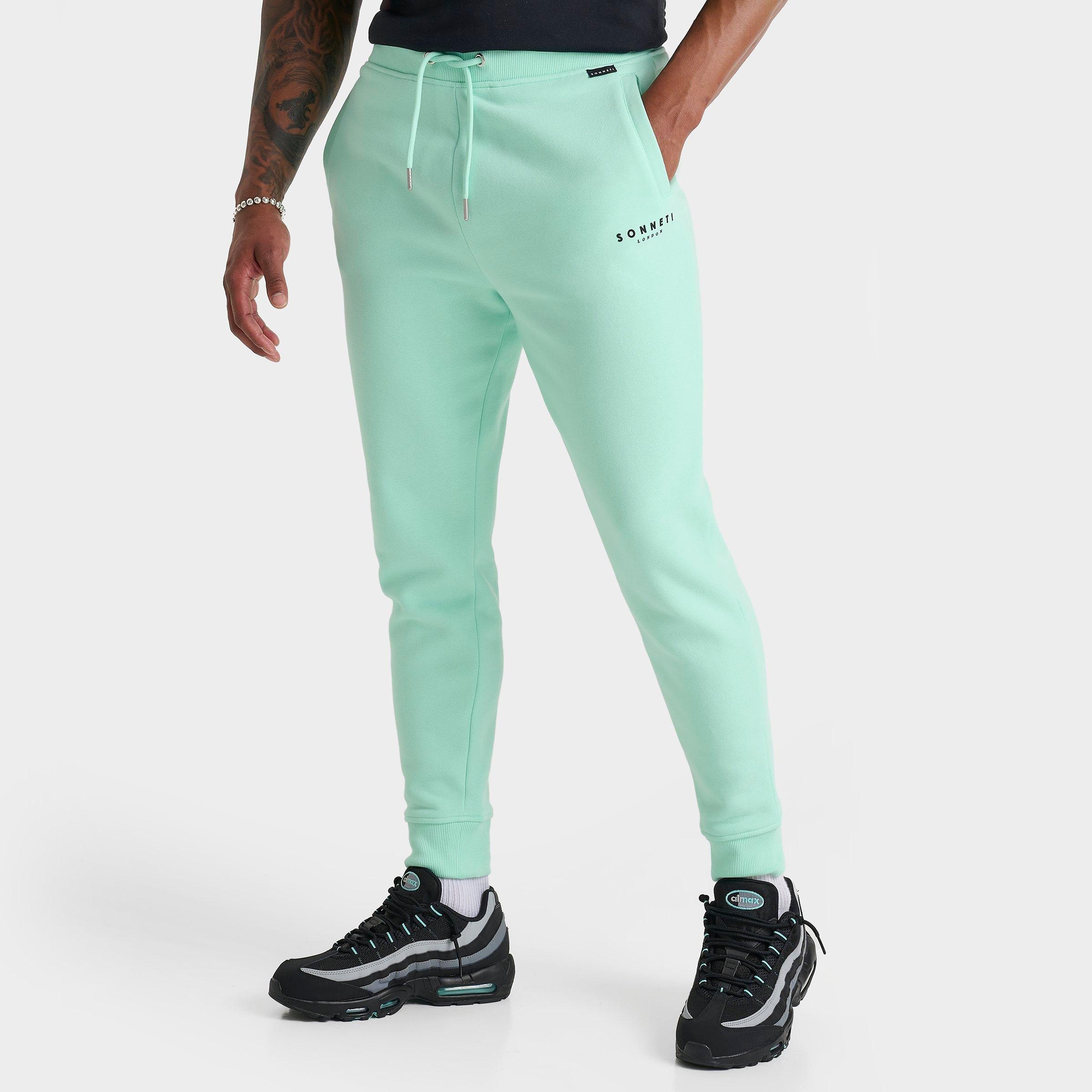 Sonneti London Essential Jogger Pants in Green/Beach Glass Size Medium