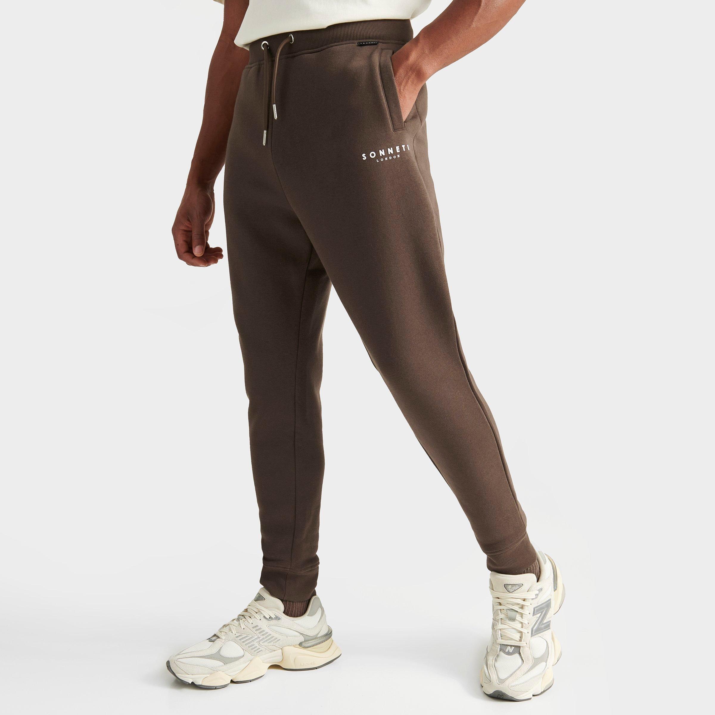 Sonneti London Jogger Pants Size 2xl In Chocolate Brown
