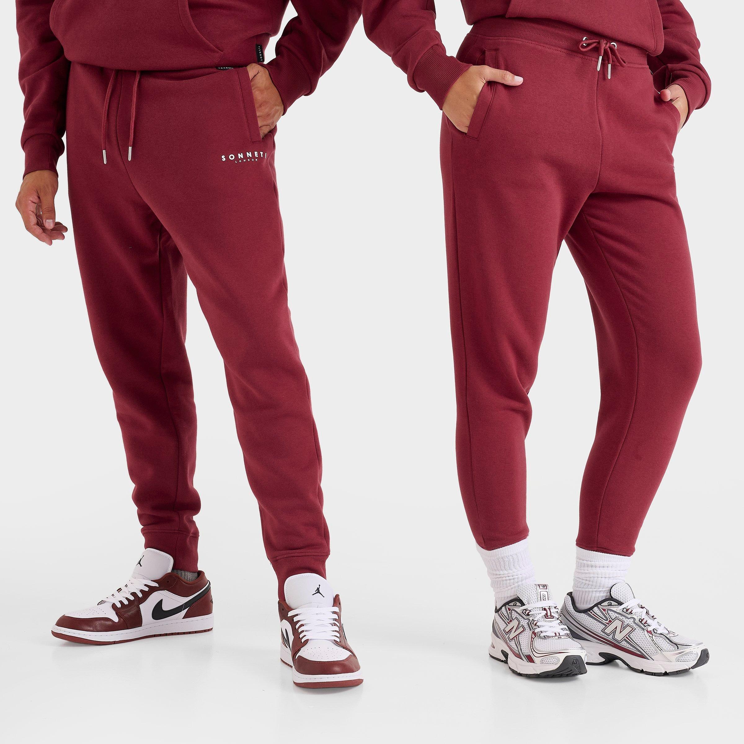 Sonneti Men's London Essential Jogger Pants in Pomegranate Size: Small