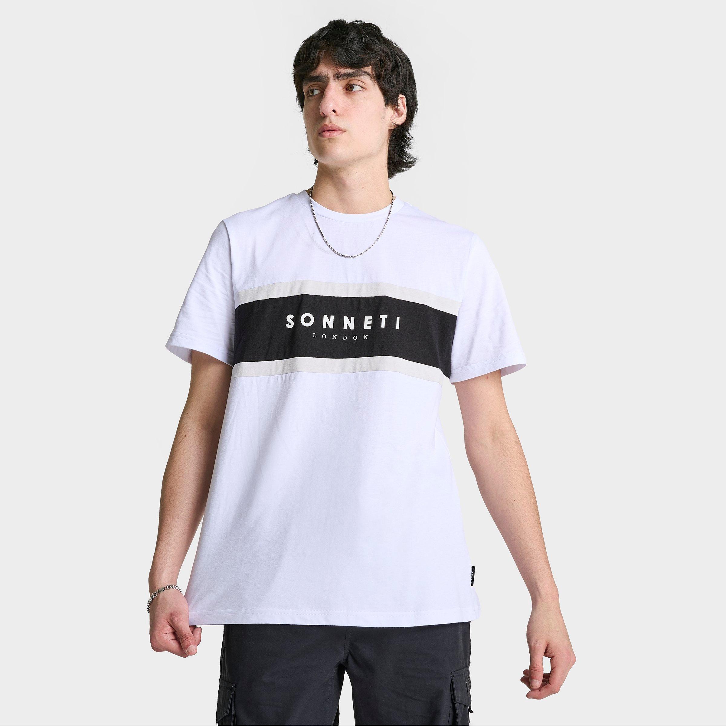 Shop Supply And Demand Sonneti Men's Kanda Stripe T-shirt In Black/white/glacier Grey