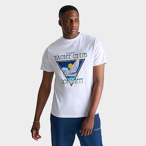 Sonneti Men's Yacht Club Waves T-shirt In White