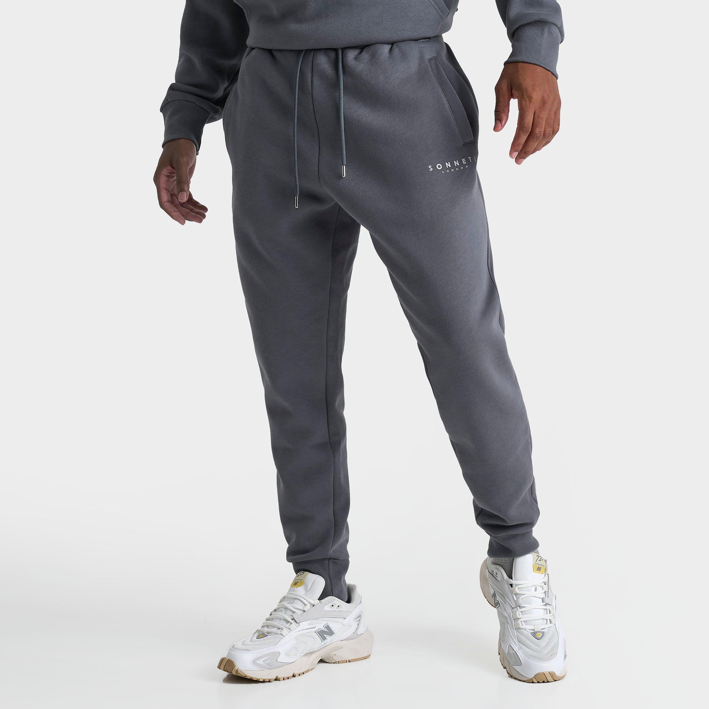 Sonneti Men's London Reflective Logo Jogger Pants in Turbulence Grey/Reflective Size: XS