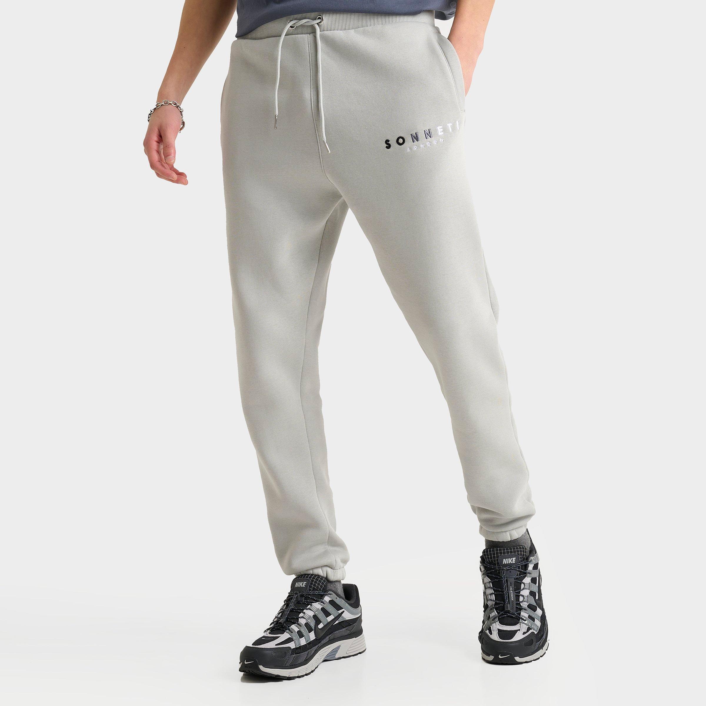 Sonneti Men's Hare Fleece Jogger Pants in Grey/Glacier Grey Size Small