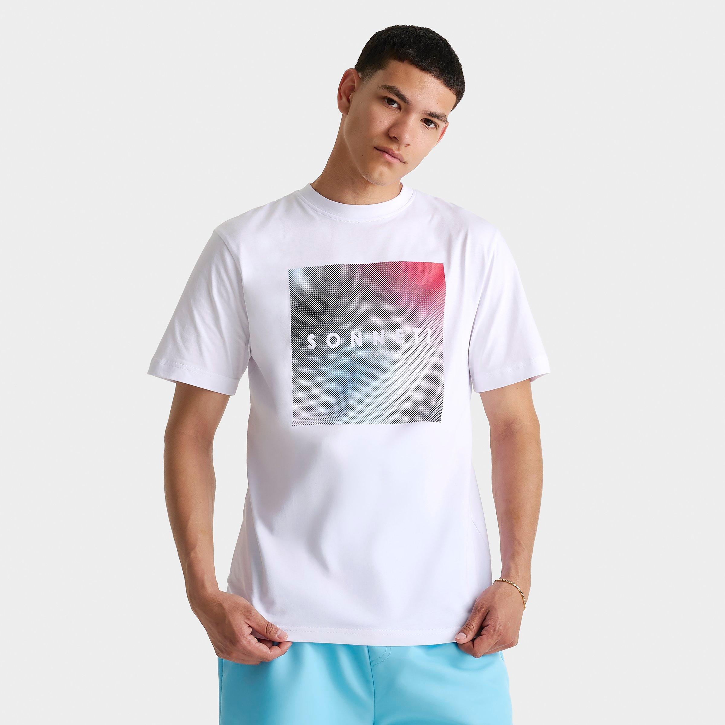 Sonneti Men's London Dunlo T-Shirt in White/Optic White Size XL 100% Cotton