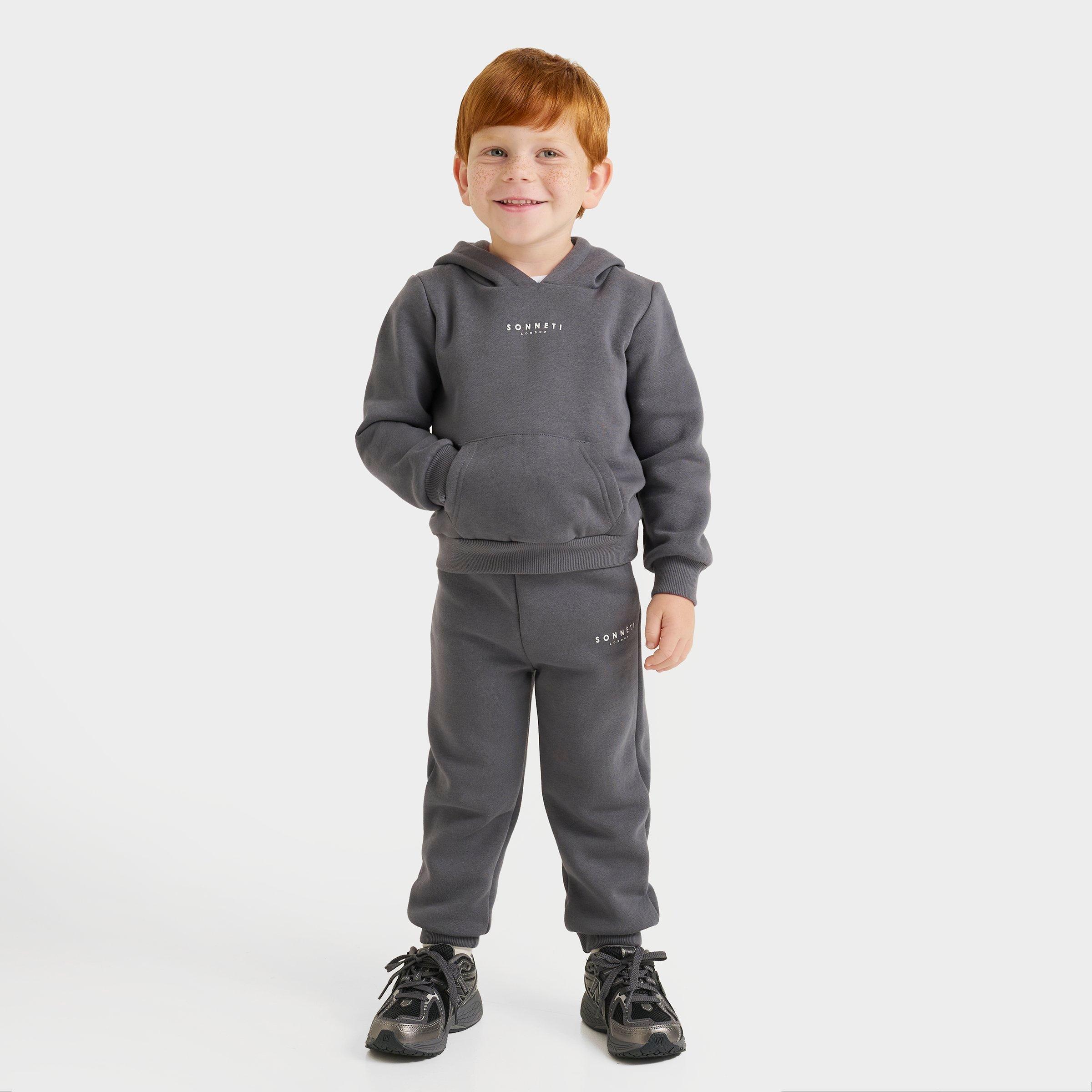 Sonneti Kids Toddler London Pullover Hoodie Set in Turbulence Size: 2T