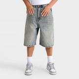 【YOURNUS】Crocs Cargo Denim Shorts D-KROOSHORT-Z-T Man: Shorts in Track Denim | Diesel