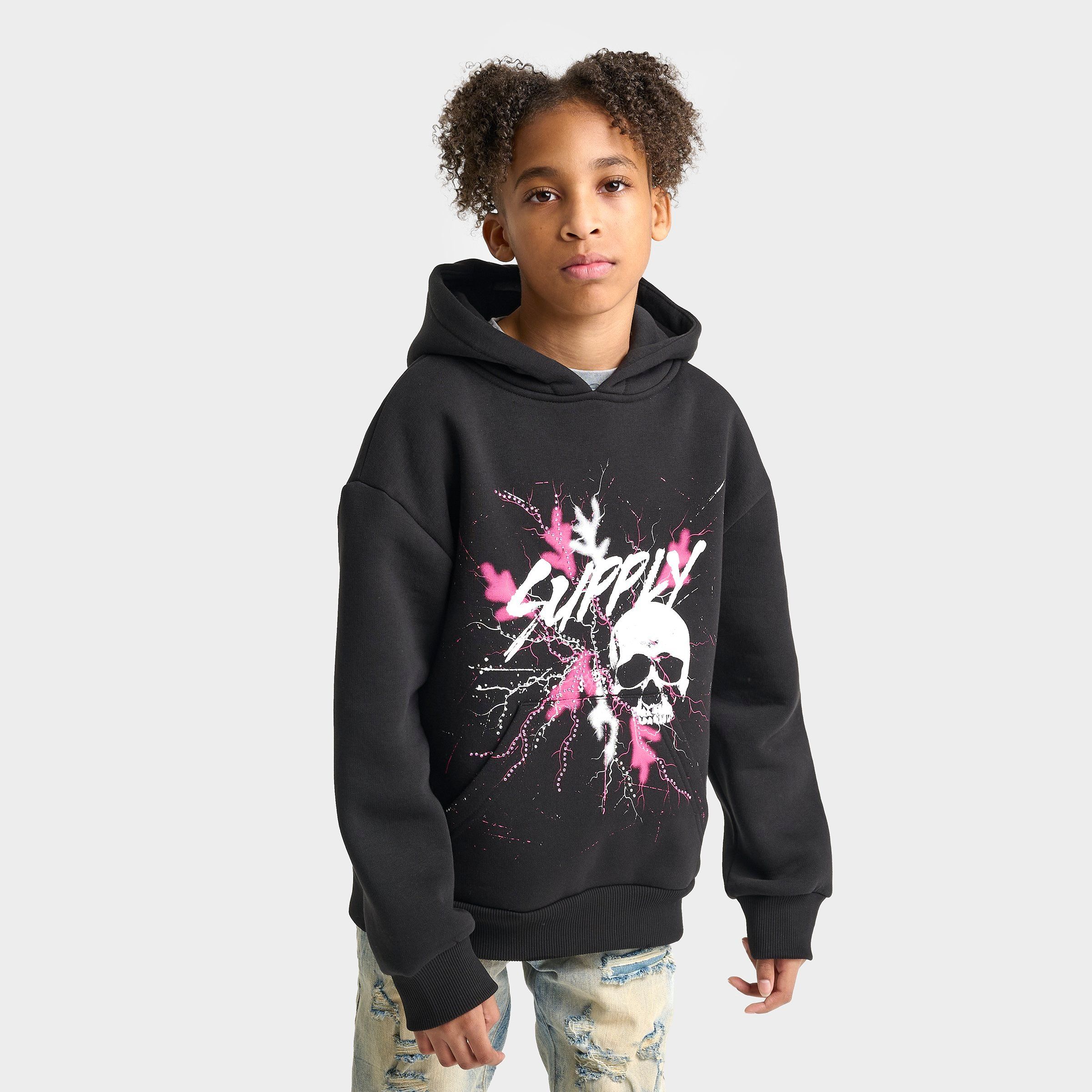 Supply & Demand Big Kids Bozer Pullover Hoodie