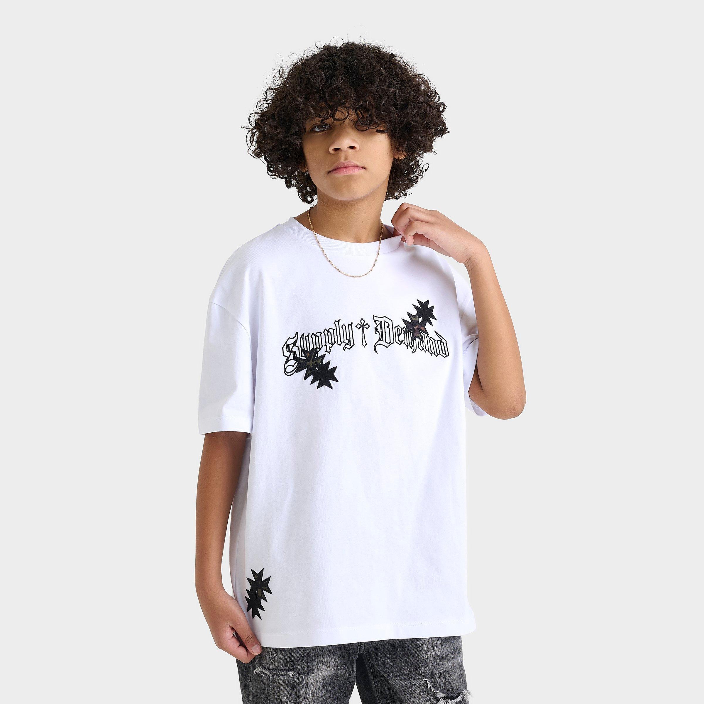 Supply & Demand Boys Big Kids Slate T-Shirt