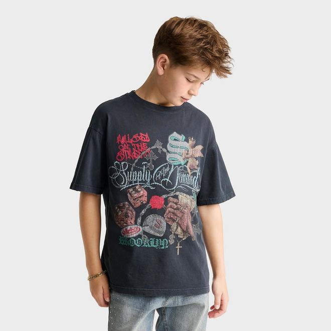 Big Kids' Supply & Demand Motley T-Shirt