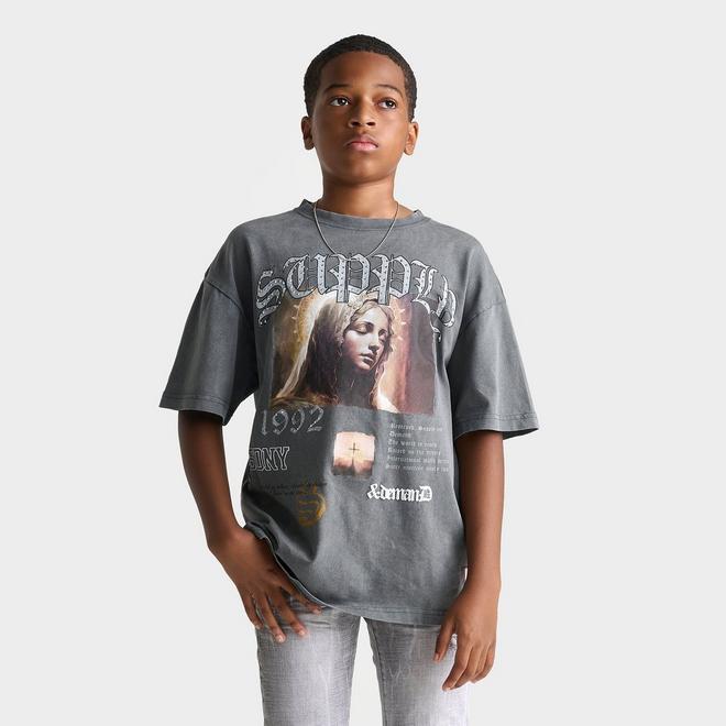 Big Kids' Supply & Demand Contort T-Shirt