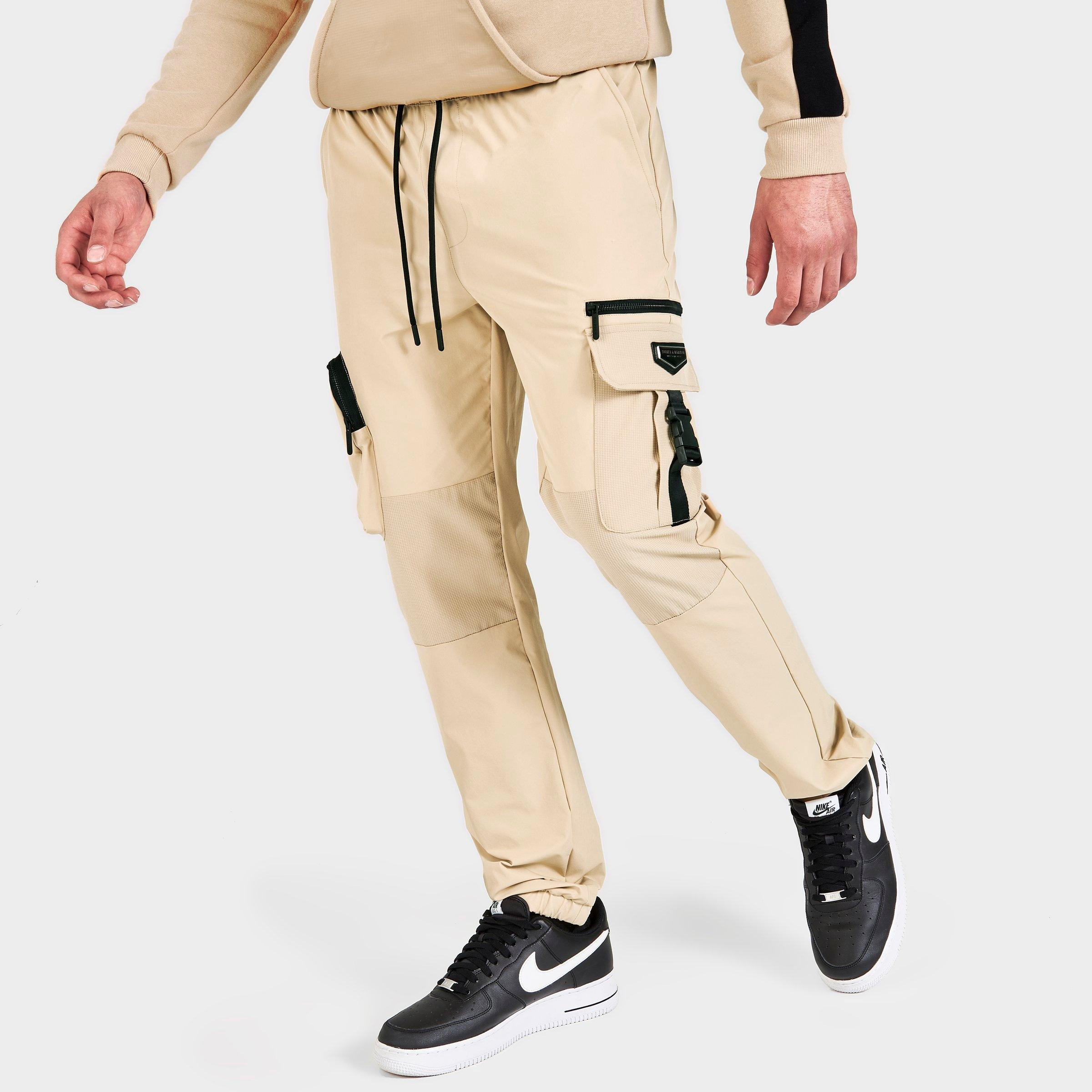 Supply And Demand Men's Sniper Cargo Pants In Tan/black