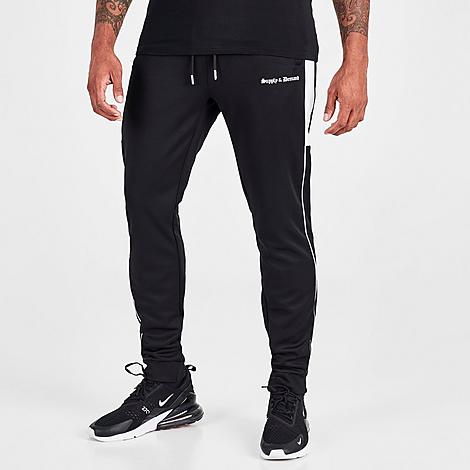 Supply And Demand Men's Sonneti Retro Pipe Track Jogger Pants in Black ...