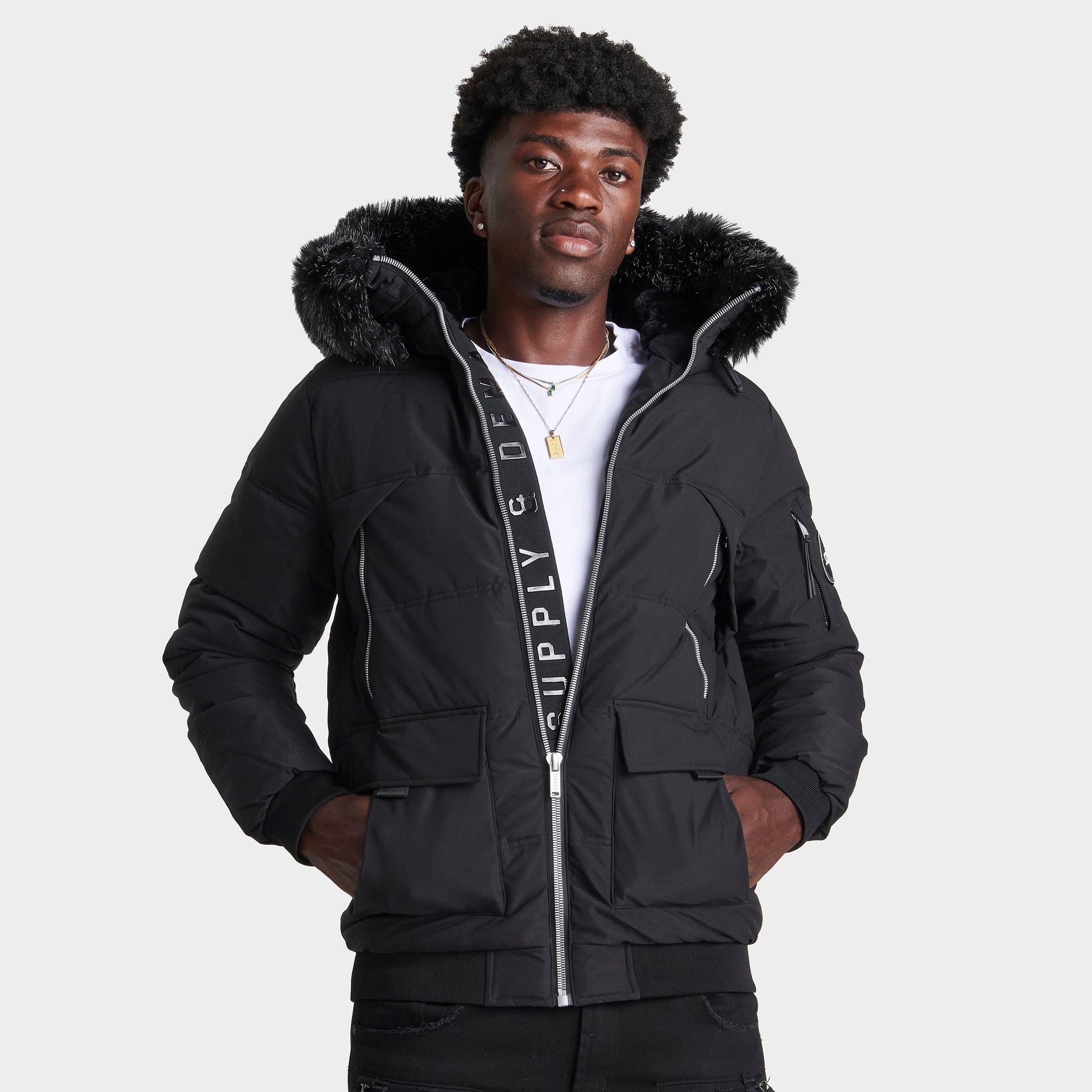 Supply And Demand Men's Taymore Short Parka In Microchip Grey