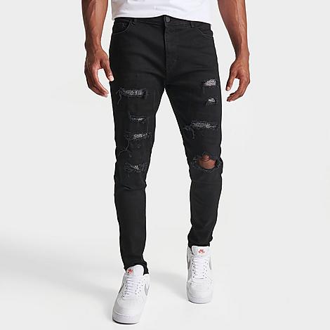 Supply And Demand Men's Atta Stones Denim Pants In Washed Black