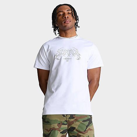 Supply And Demand Men's Hogan Graphic T-shirt In White/chrome