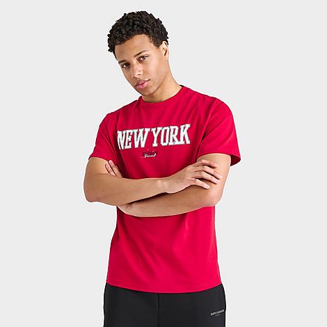 Supply And Demand Men's New York Paint Splatter T-shirt In Red