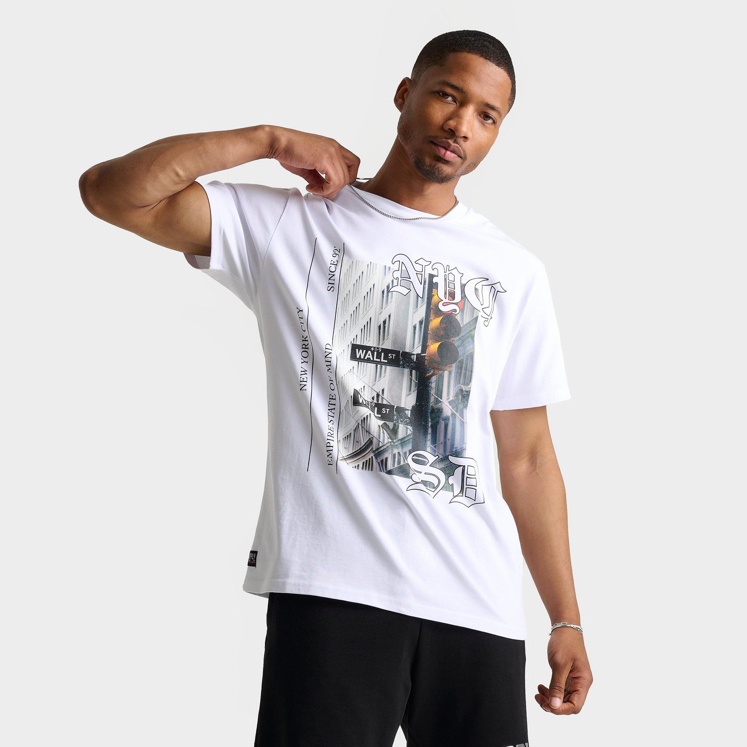 Supply And Demand Men's Nyc Lights Graphic T-shirt In White
