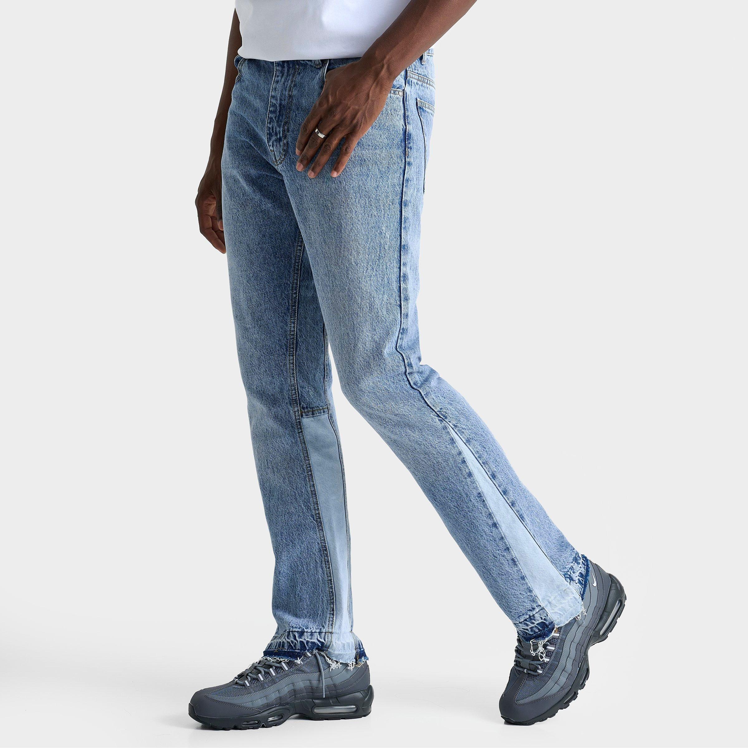 Supply & Demand Men's Sacco Flare Denim Jeans in Light Wash Denim Size: 30
