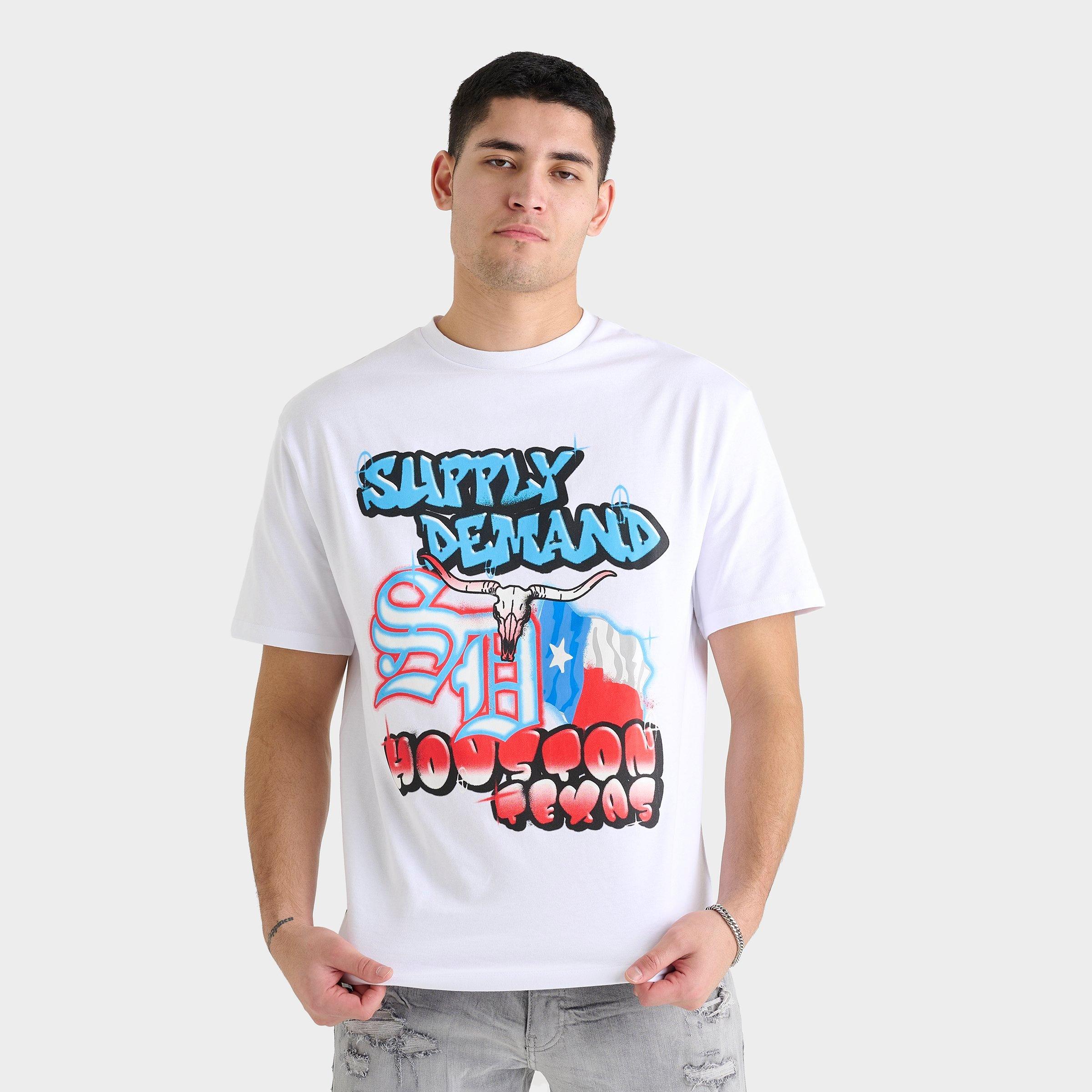 Supply And Demand Men's Houston Graphic T-shirt In White