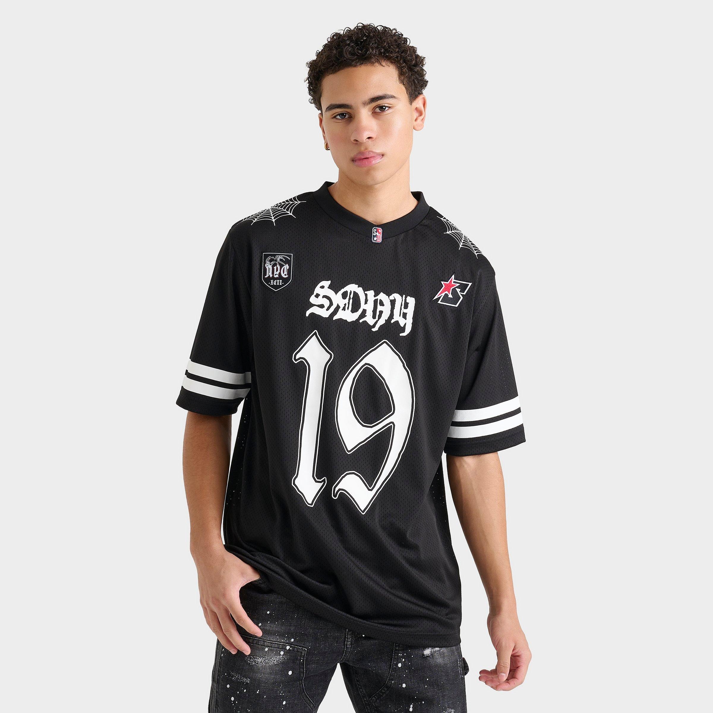 Supply And Demand Men's Decade Jersey Shirt in Black/Black Size 2XL